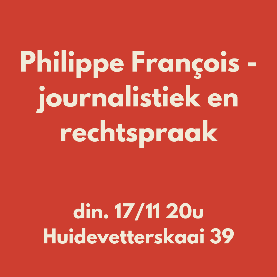 Philippe François - journalistiek en rechtspraak