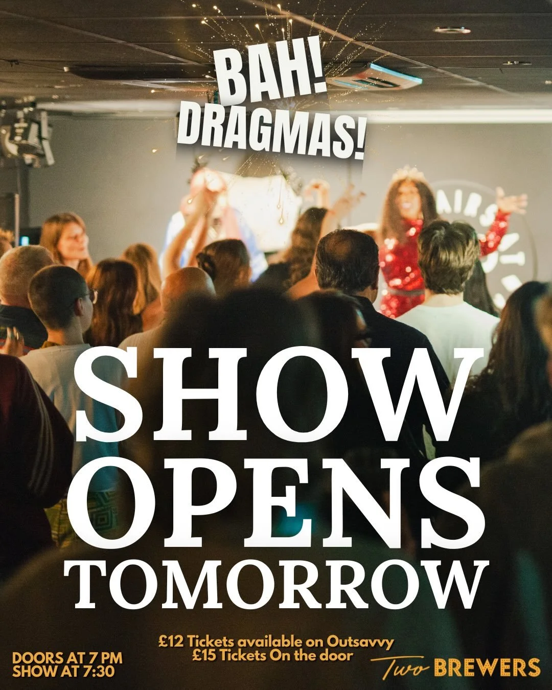 TOMORROW, Tuesday 16th is the opening night of DRAGMAS. We&rsquo;re so excited to bring you the scrappiest, thriftiest Christmas show. 🎄⚡️

You&rsquo;re in for a treat!!

We have badges made by Rachel and Bitchtrice
We have choreo by burlesque baby 