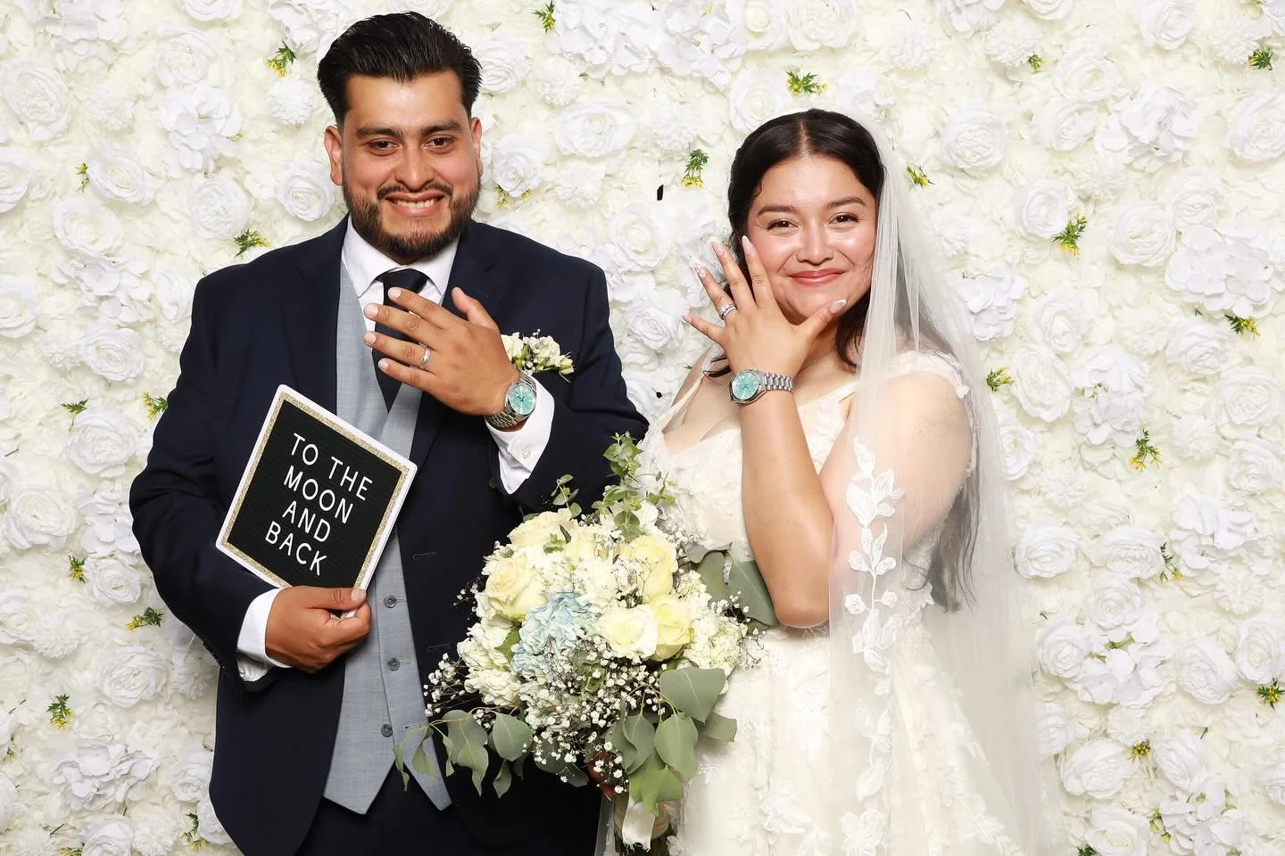 The secret to stunning photo booth pics? It&rsquo;s all about the wall. 🤫

A flower wall is the ultimate photo booth cheat code!

 * Instant Glow-Up: The soft colors and textures act like a built-in beauty filter, giving guests a flattering, radiant