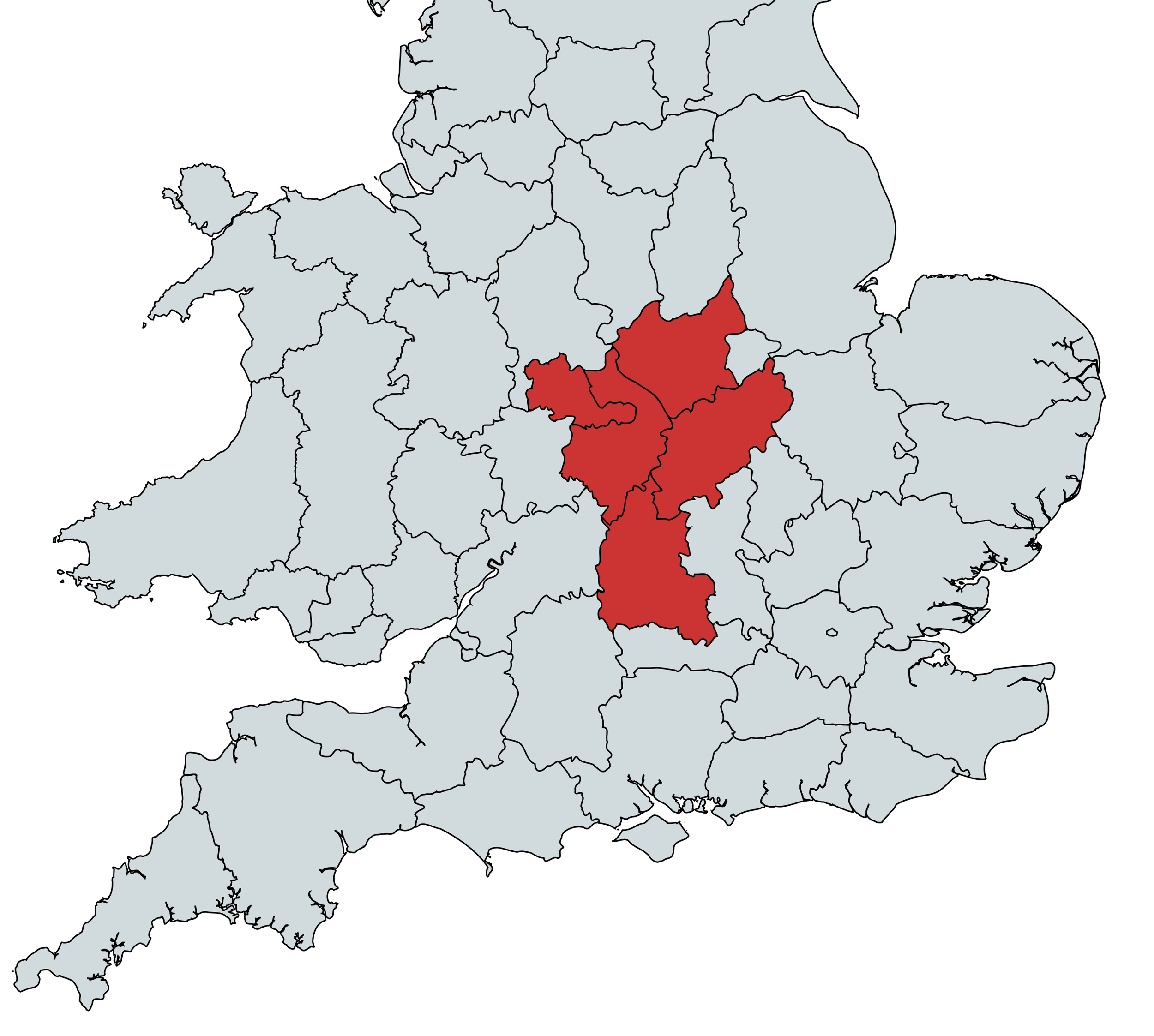 Map showing the coverage area of Solar Source Electrical Ltd