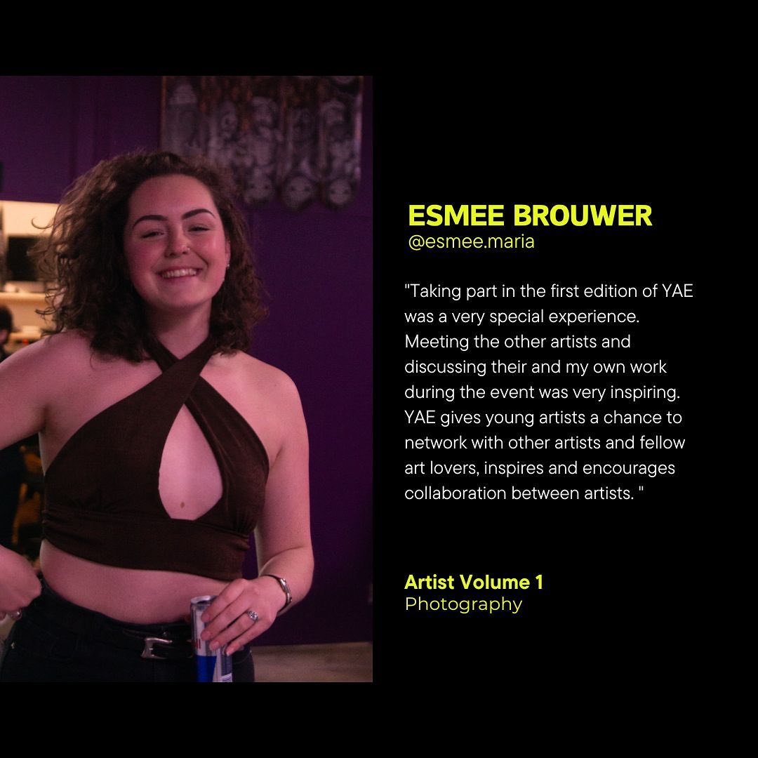 Meet Esmee, who shared her passion for photography during YAE Volume One.