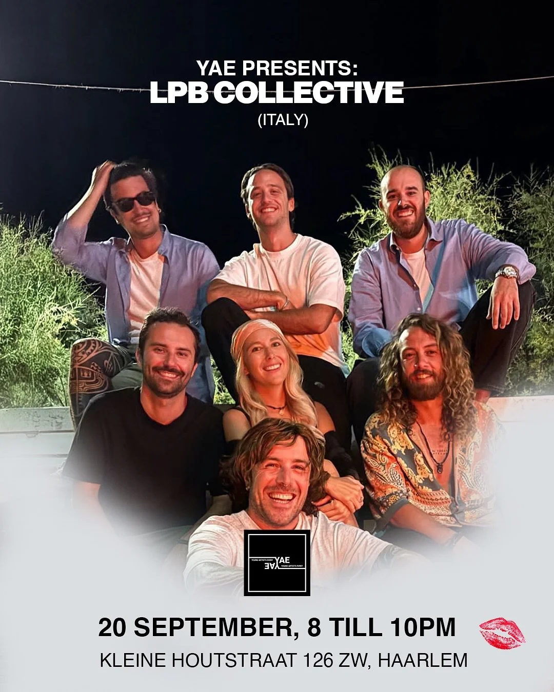 ✨ Super excited for this one! ✨
On 20 September we&rsquo;re bringing the amazing @lpbcollective (Italy 🇮🇹) to Haarlem! 🎶

📍 Kleine Houtstraat 126 ZW
🕗 8 &ndash; 10 PM

Get ready for good vibes, groovy tunes &amp; an unforgettable night. See you 