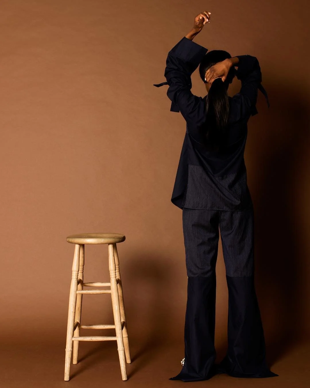 #sundaychill 
Our signature shirt and trouser set 
#mazurastudios #fashion #design #minimal #london #middleeast #whiteshirt #business #navy #pinstripe #signature #style #quality #zimbabwe #africa #minimal #minimalist #photography #fashionphotography