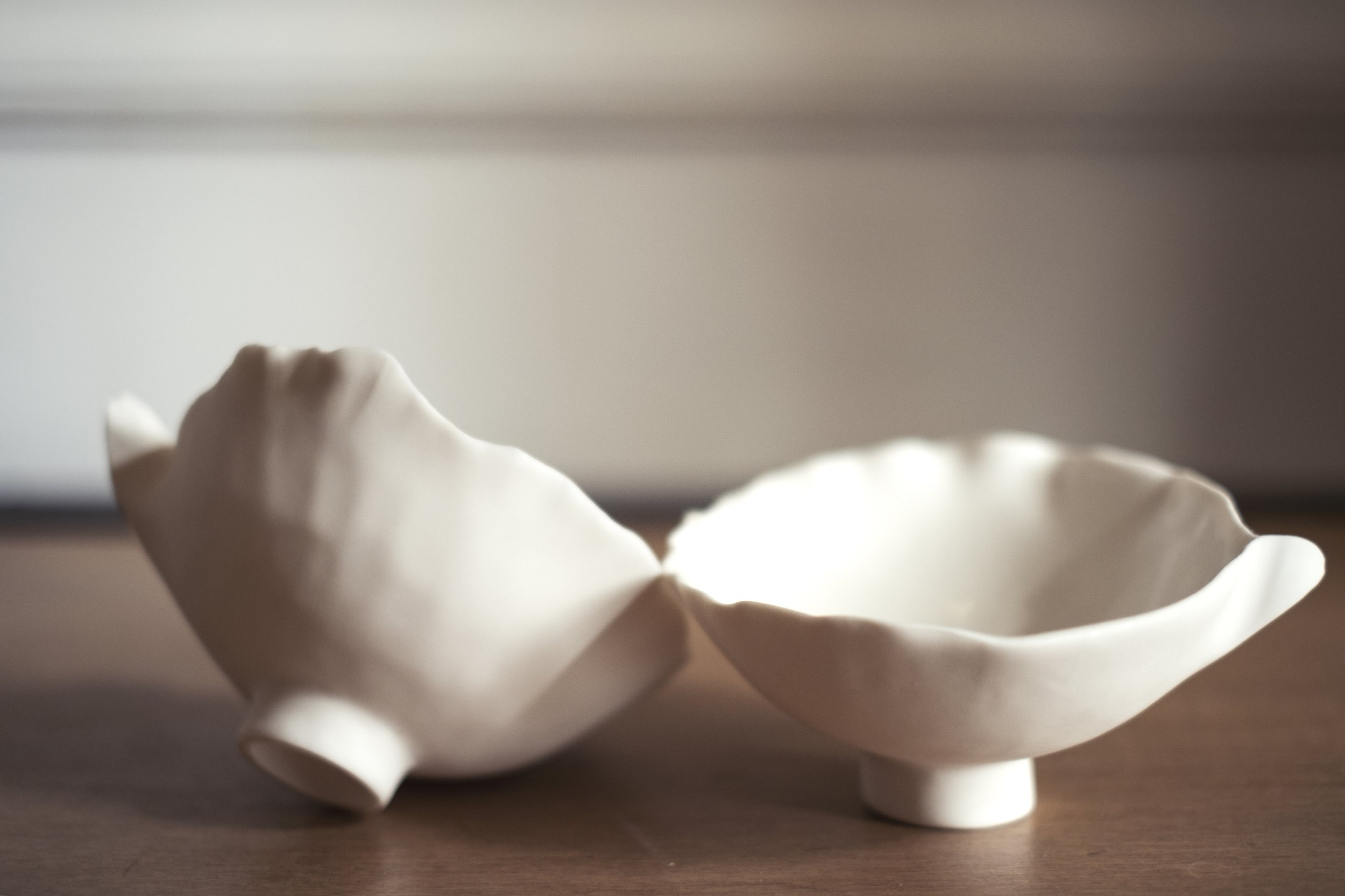 Porcelain cups. Picture by Eftihia Stefanidis