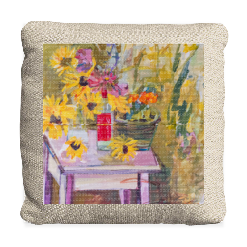 maggie-standley-art-pillow-Sunflowers-stilllife-pleinair-painting-summer.png