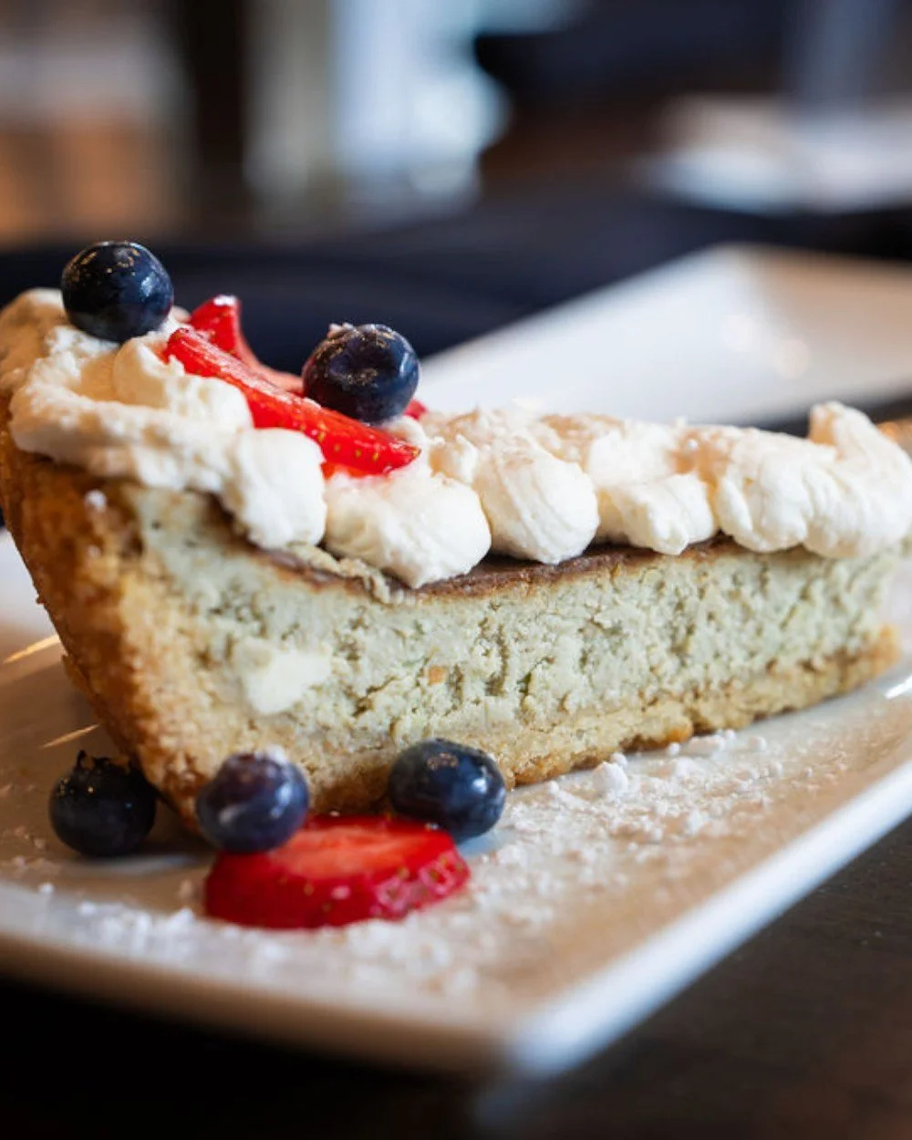 Light, sweet, and entirely irresistible. 🍰🍓
Our Matcha Green Tea Cheesecake blends creamy richness with bright lemon syrup and fresh berries — all atop a crisp saltine cracker crust. The perfect finish to your next meal at STIR.
🔗 Reserve