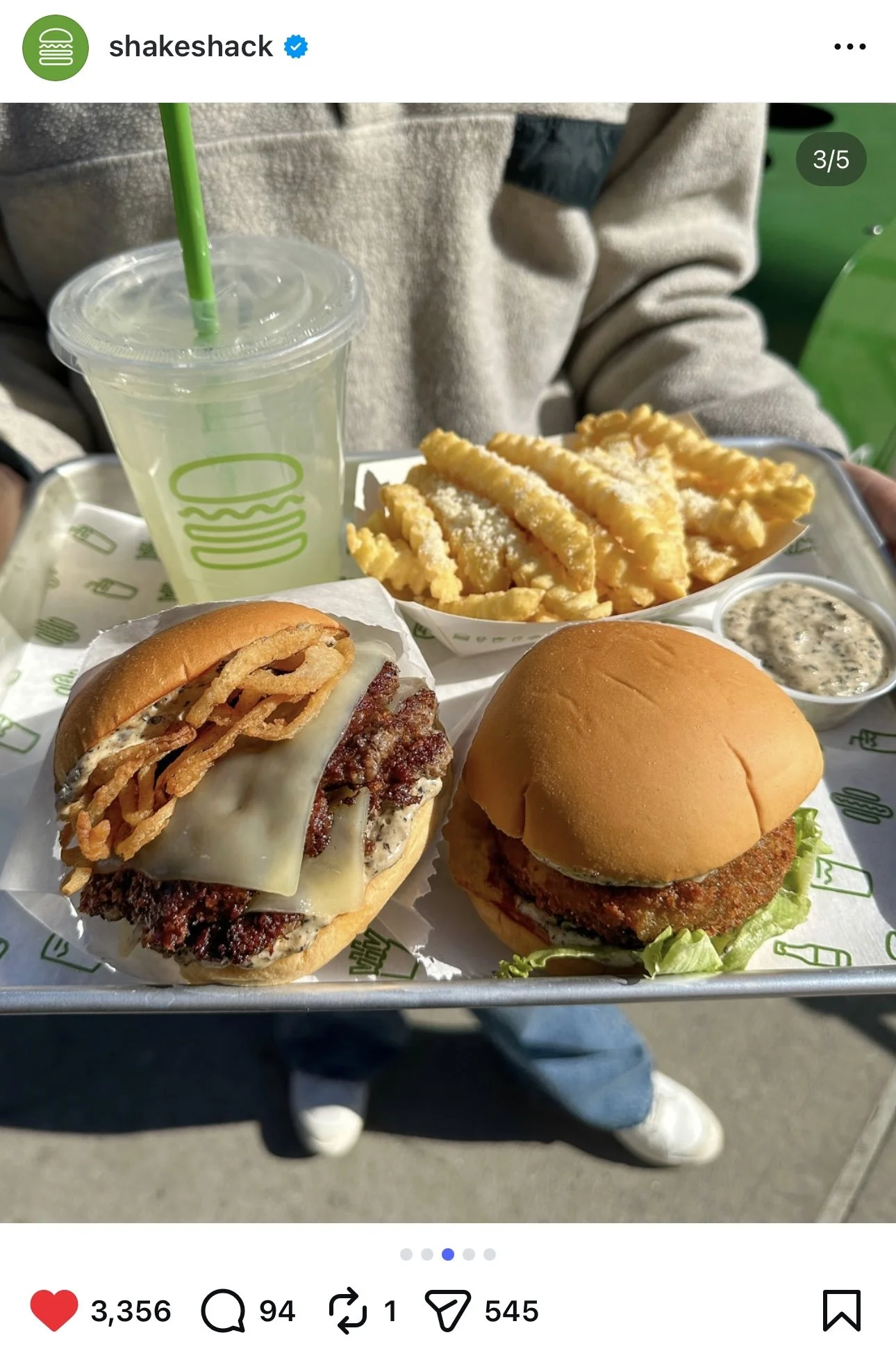 Shake Shack - Lunch Lineup