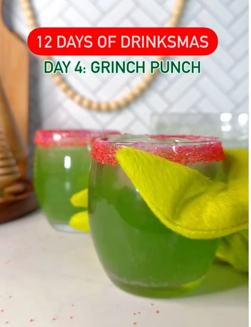 Delish Grinch Punch 300K+ Views (produced, filmed, edited)