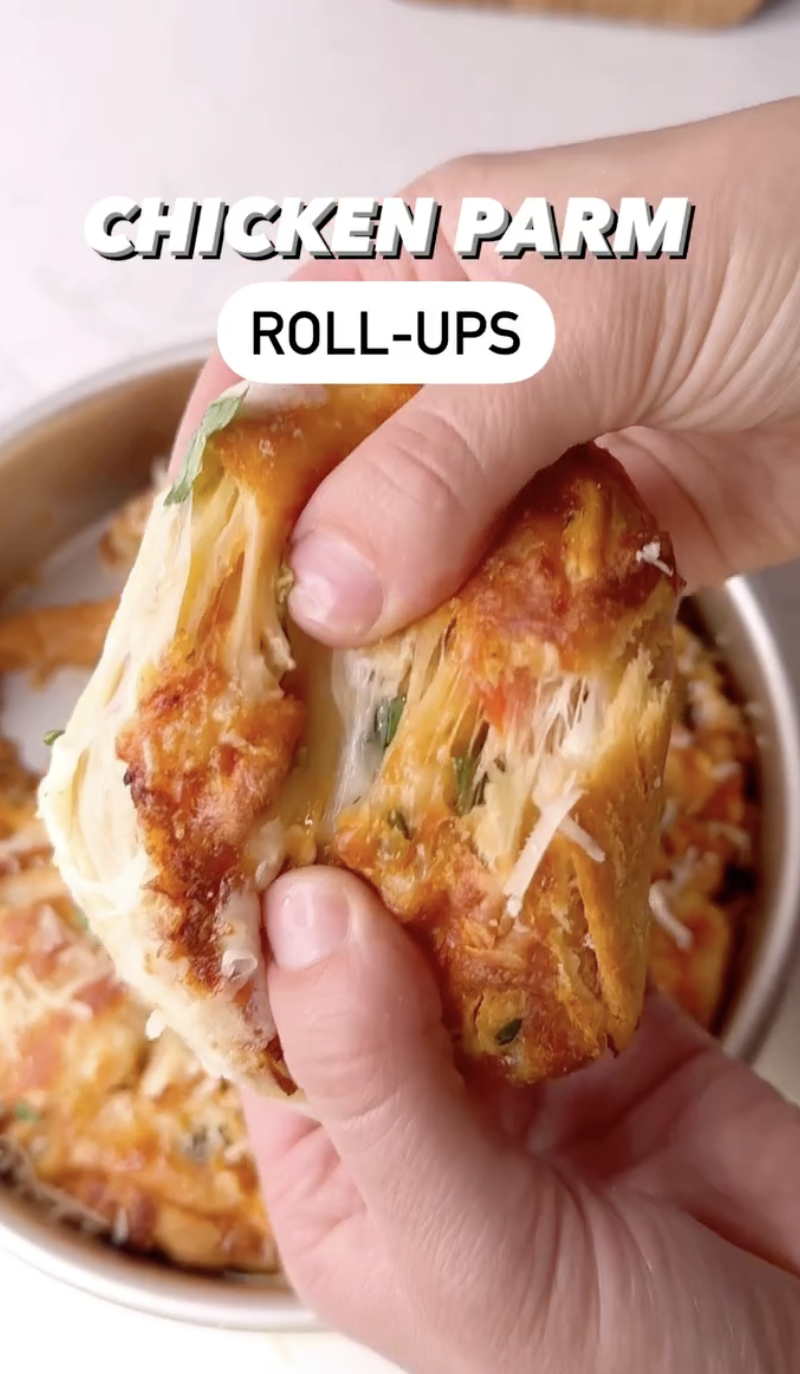 Delish Chicken Parm Roll-Ups Producer/Videogrpahy/Video Editing - 476K+ Views