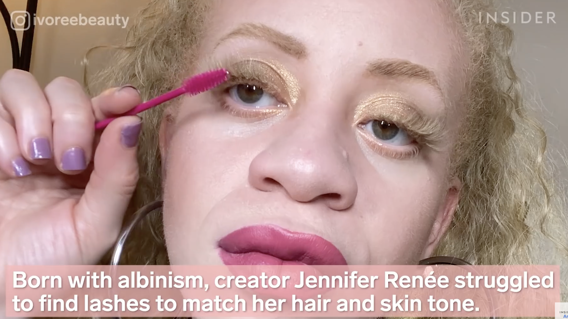 Insider Beauty - False Lashes Made For People With Albinism - Producer