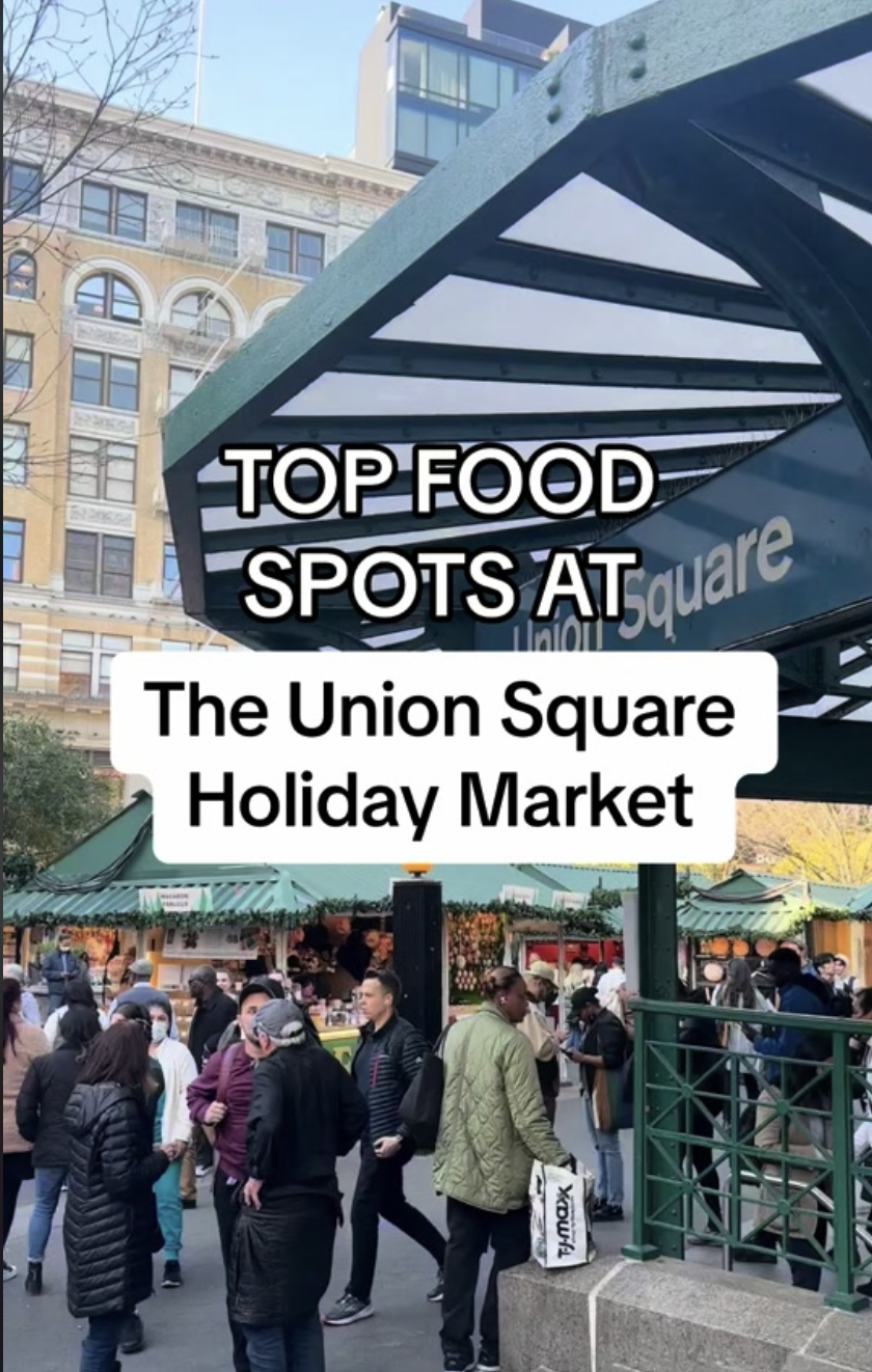 Delish Union Square Holiday Market - TikTok- Producer/Host/Videography/Video Editing - 447k+ Views