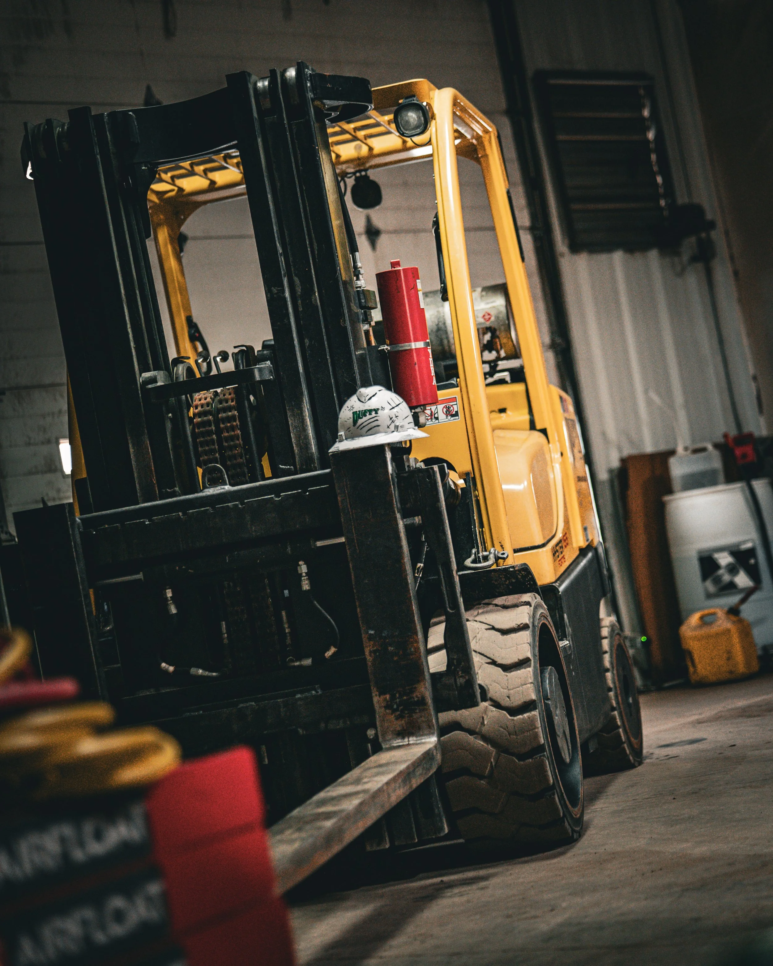 Rigging &amp; Machinery Moving - Shop Forklift Detail