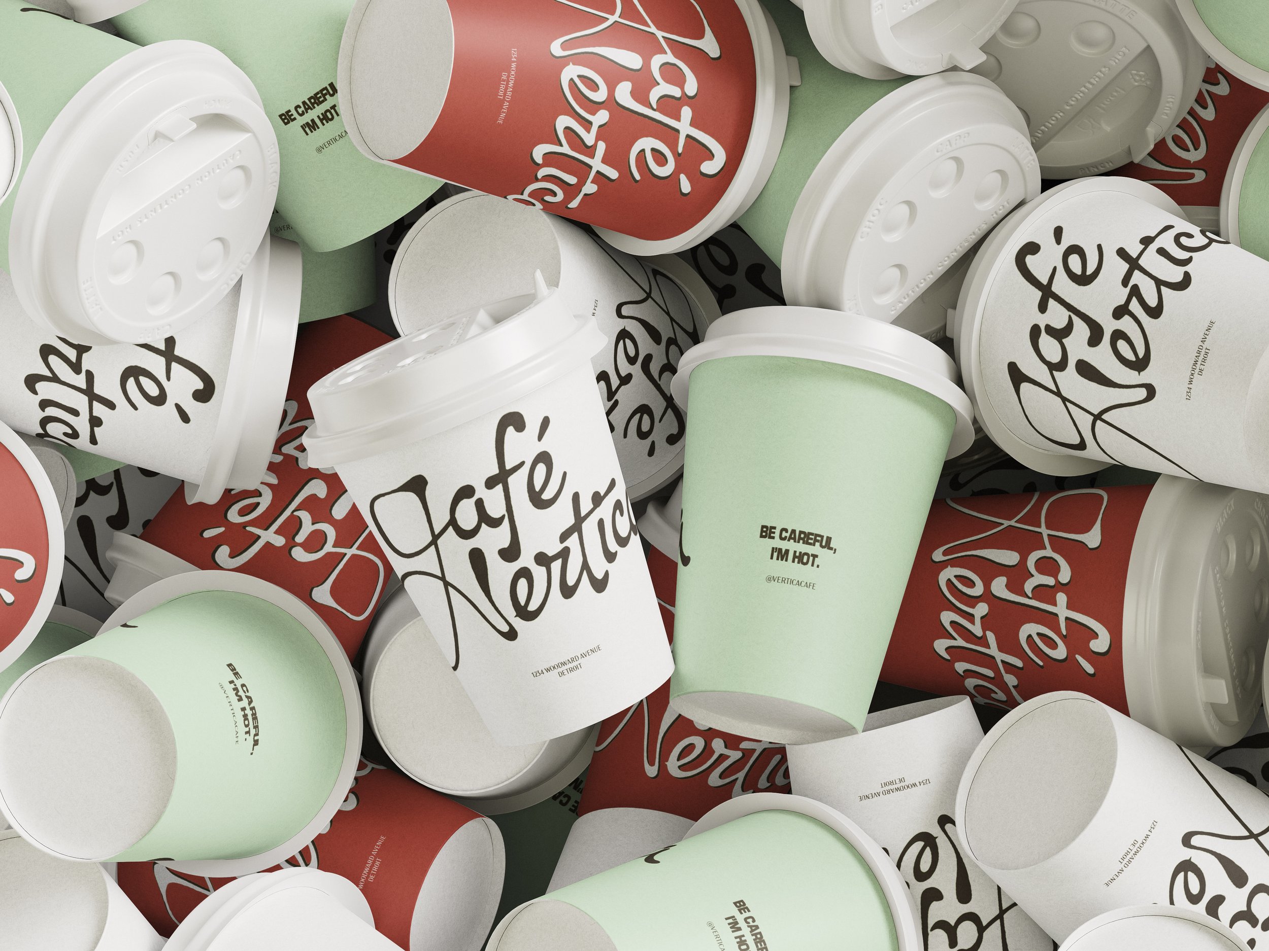 CAFÉ VERTICA BRAND WORLD |

Brand identity, packaging & strationery design (cups, pastry box, coffee bags, stationery, bags), social media strategy