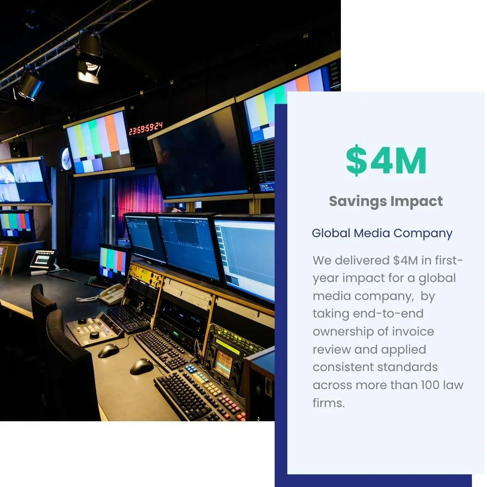 LegalBillReview.com Case Study of Media Company