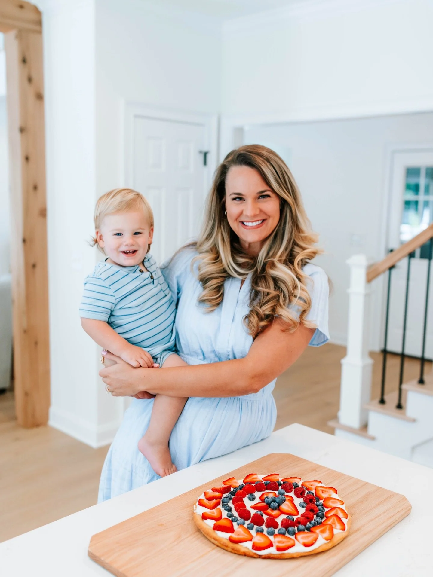 What better way to kick off 4th of July week than with a true classic&mdash;fruit pizza! 🇺🇸✨ It&rsquo;s the perfect festive dessert and a fun, colorful canvas to celebrate the holiday.

I love making this recipe two ways:
1️⃣ With a rich cream chee