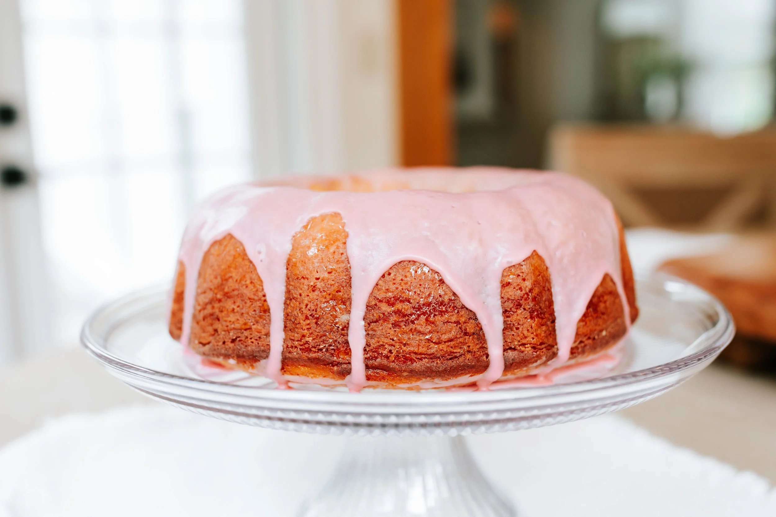 Cherry Almond Bundt Cake