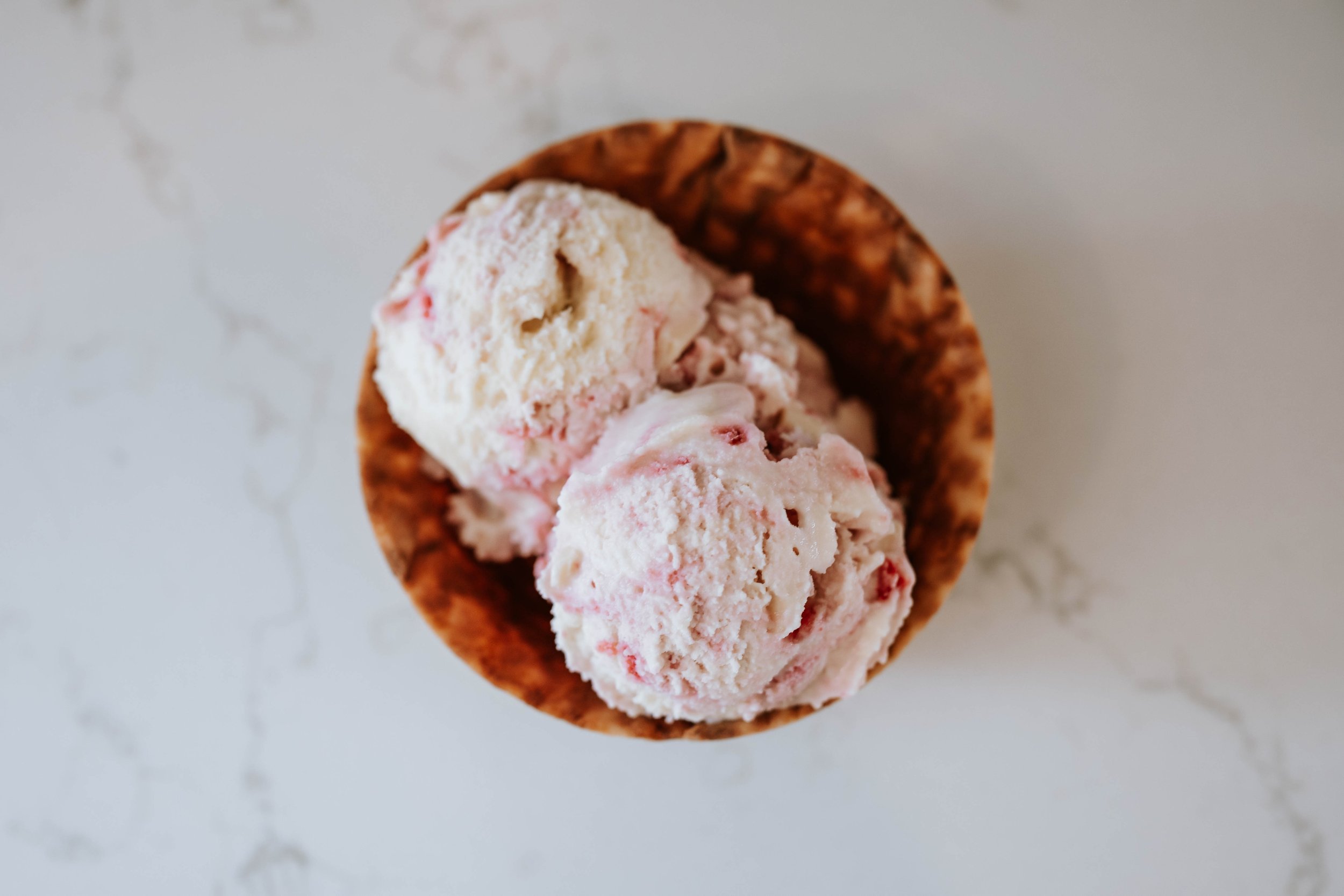 White Chocolate Raspberry Ice Cream