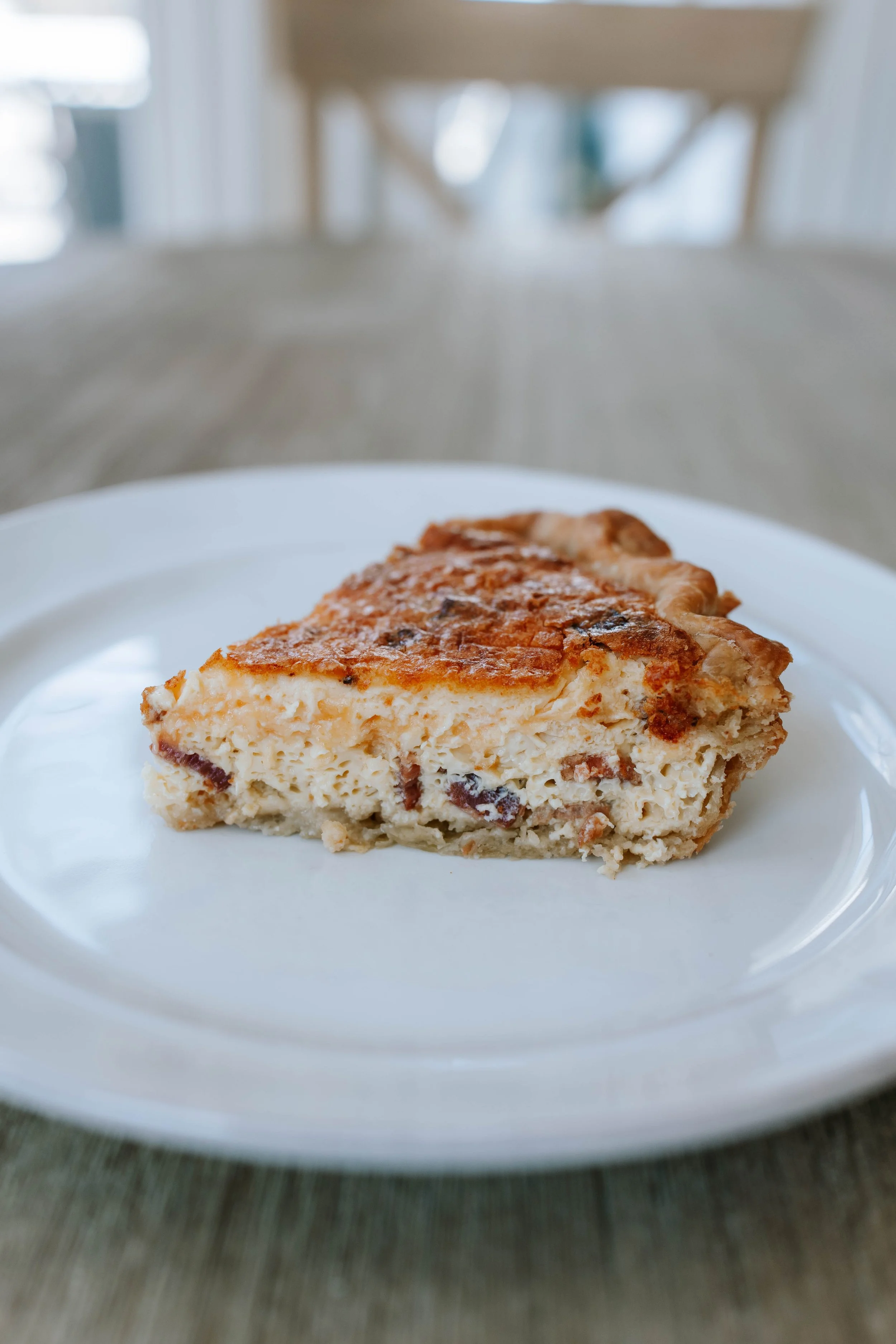 Bacon &amp; Cheddar Quiche