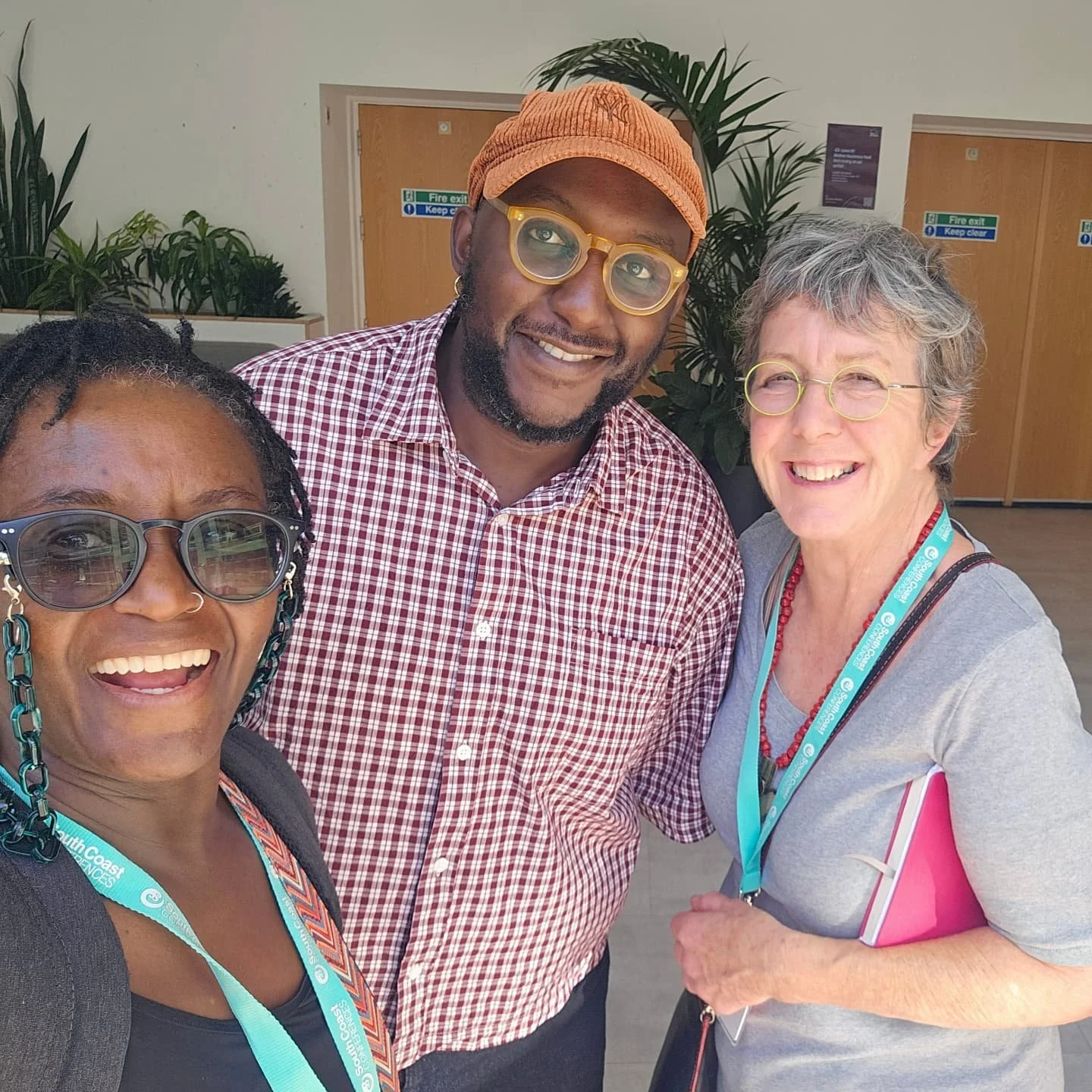 Arrived in Brighton for the Community Connect We Lead Course. Louise Fynn, Yvette Storr and Remy Twahiri. Facilitators @bola.femi @teamlpexcellence @_areofficial