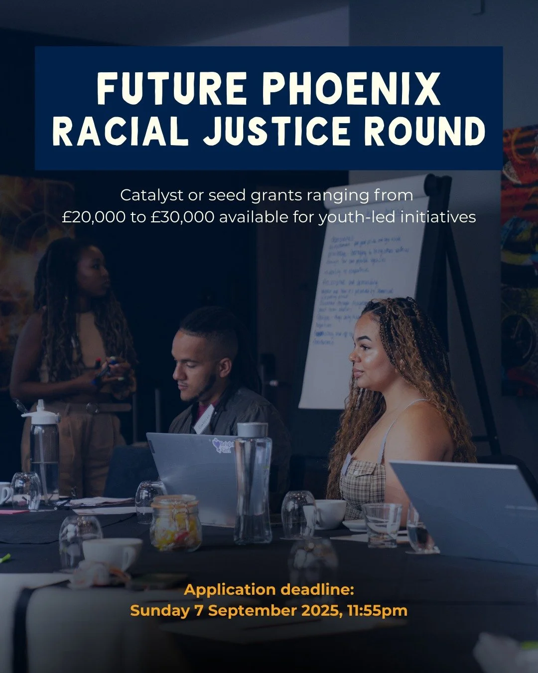 Major news alert! 🔔 We&rsquo;re proud to announce the first-ever Future Phoenix: Racial Justice Round, delivered in collaboration with Global Fund for Children - created by and for Black and racially minoritised young people across England and Wales