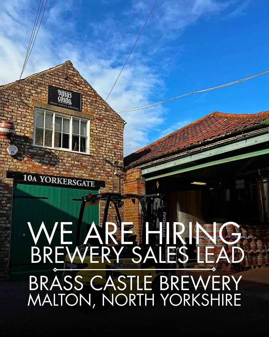 ✨WE ARE HIRING - BREWERY SALES LEAD✨

We&rsquo;ve got a new position available within our team - we&rsquo;re hiring for a Brewery Sales Lead who will be responsible for driving growth across wholesale, trade, and direct sales channels. This role invo