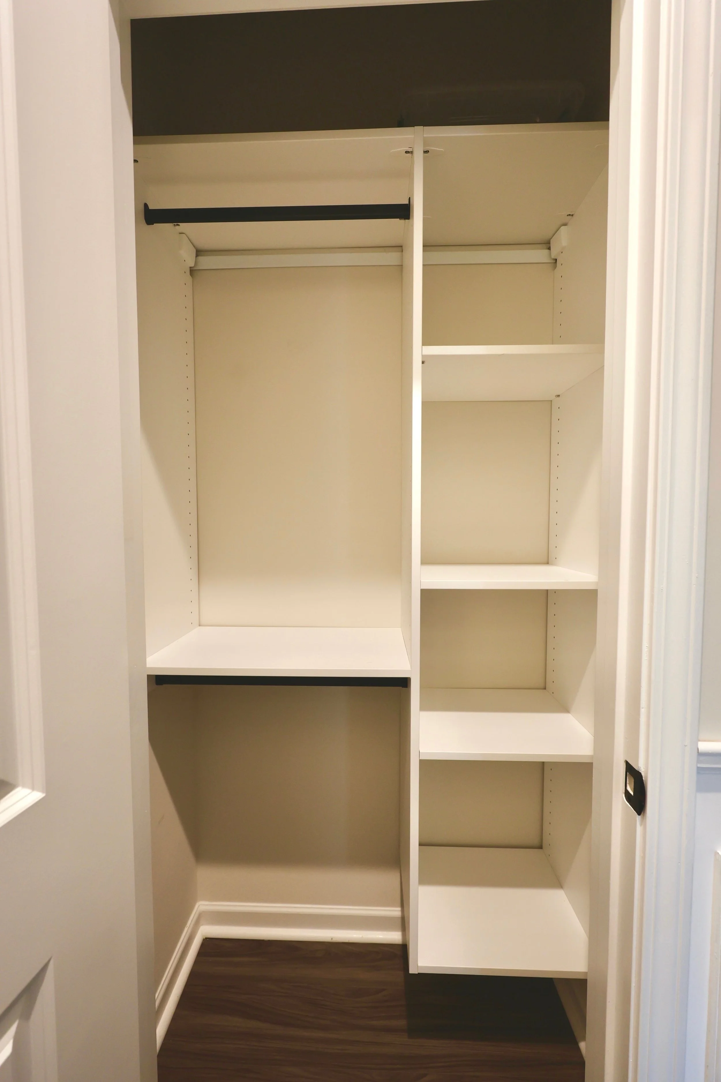 Reach-in Coat Closet