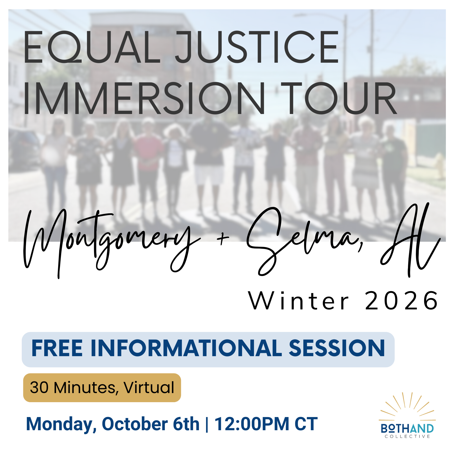 Equal Justice Immersion Tour 2025 | FREE Information Session