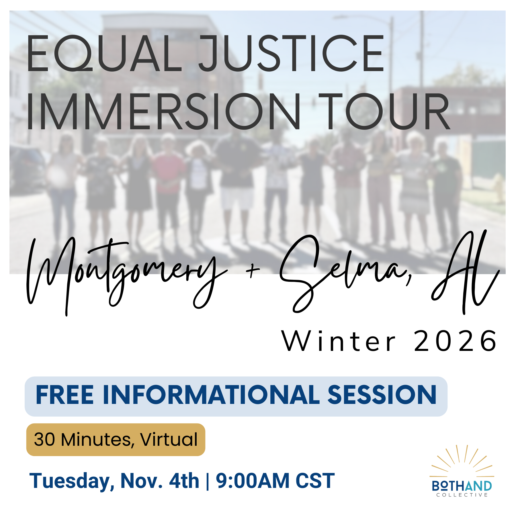 Equal Justice Immersion Tour 2025 | FREE Information Session