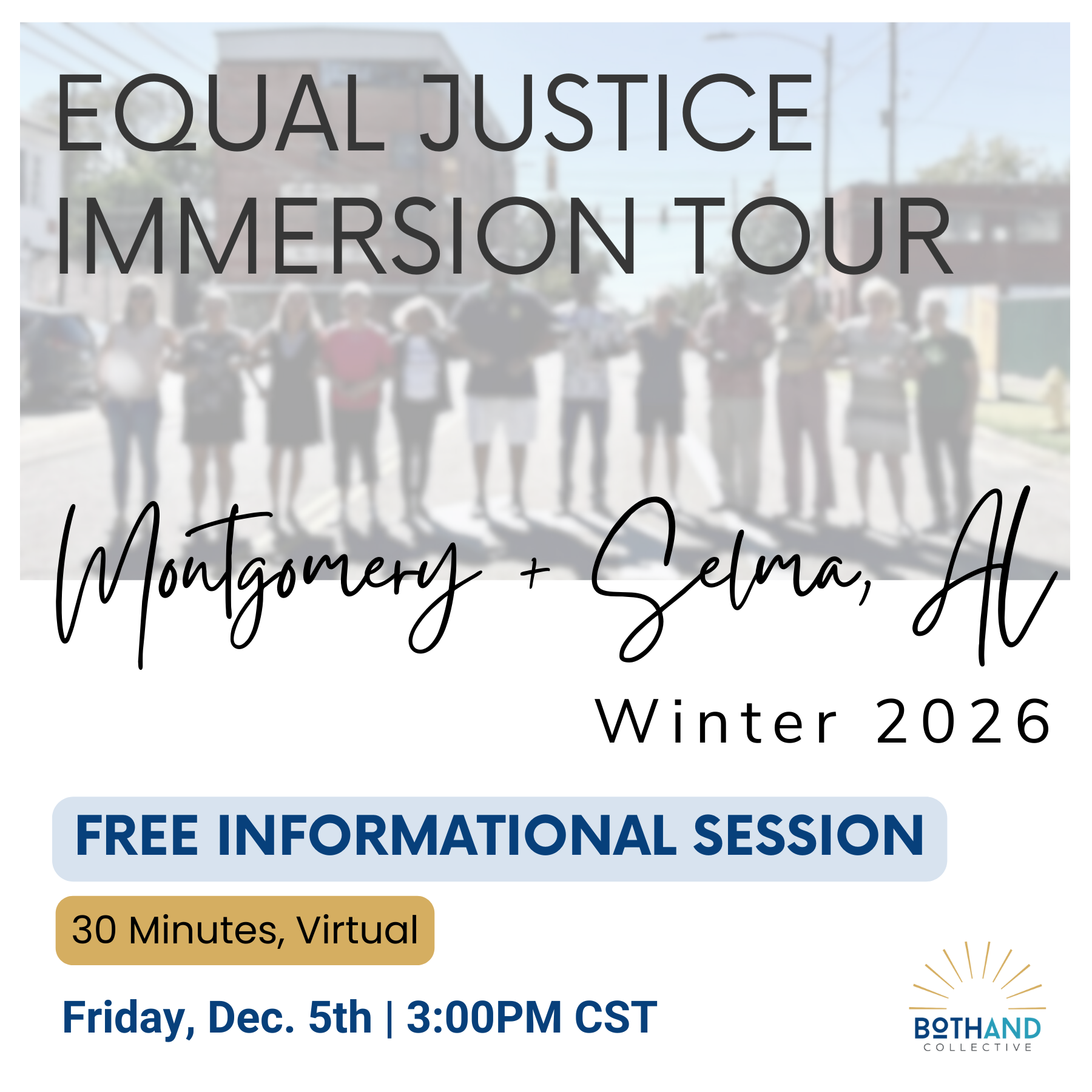 Equal Justice Immersion Tour 2025 | FREE Information Session