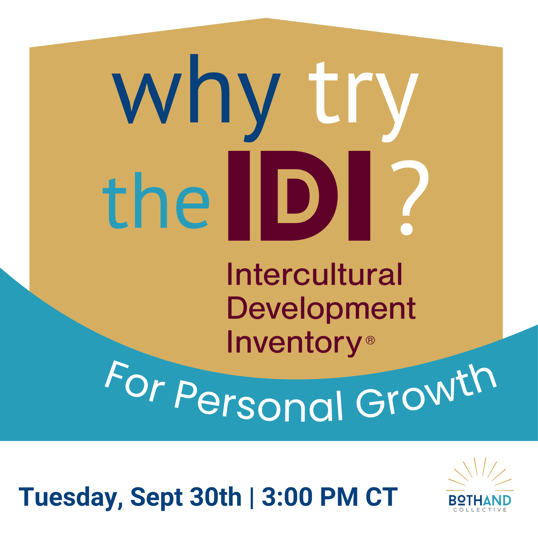 Why Try the IDI®? For Personal Growth