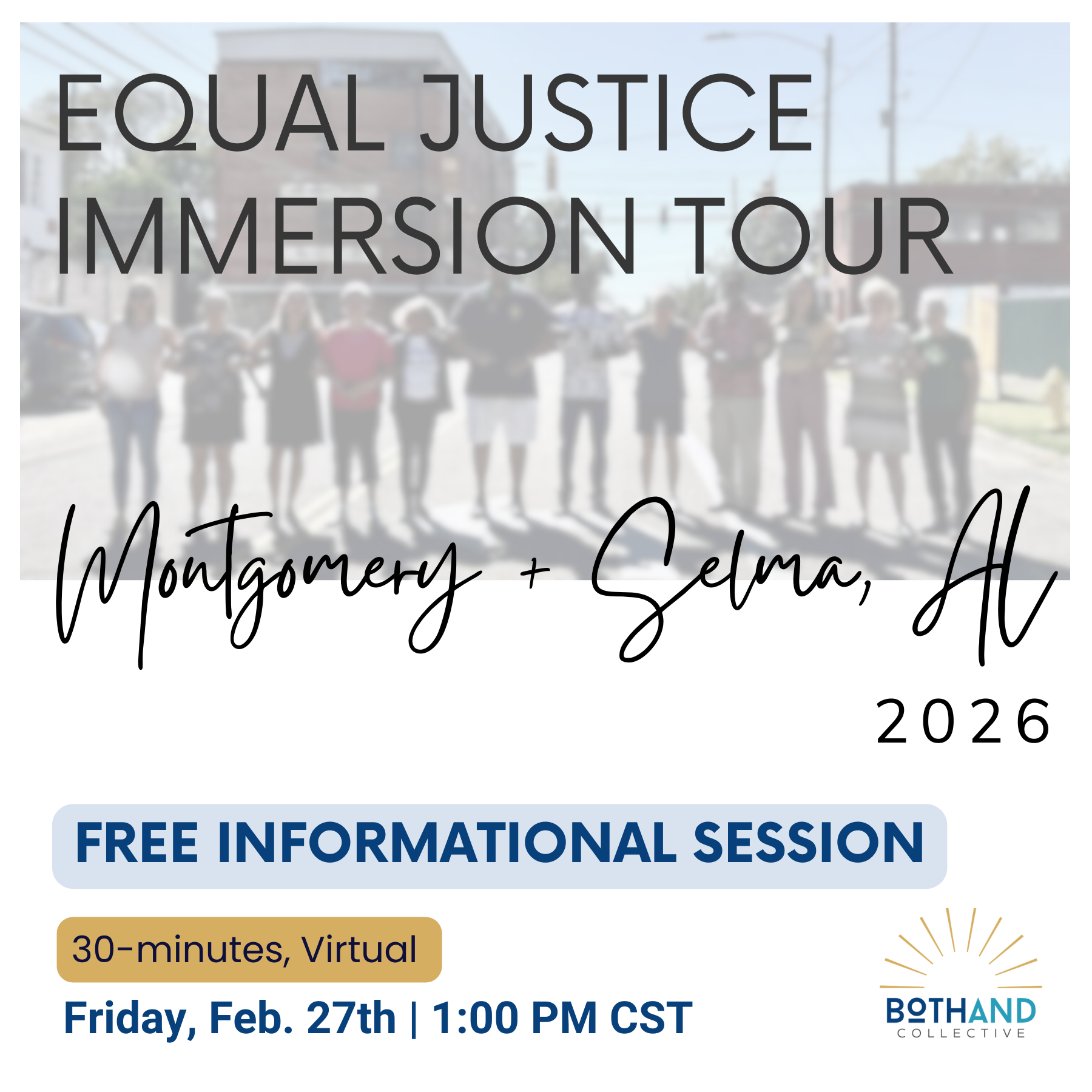 Equal Justice Immersion Tour 2025 | FREE Information Session 