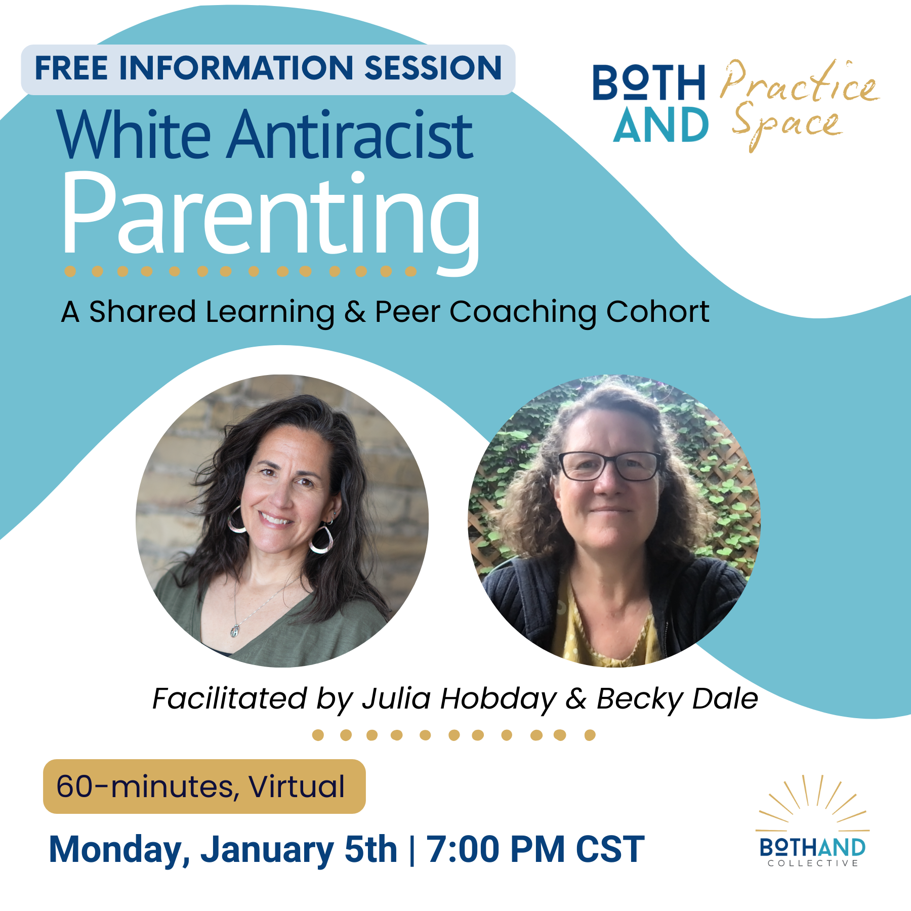 White Antiracist Parenting Shared Learning and Peer Coaching Cohort | FREE Information Session