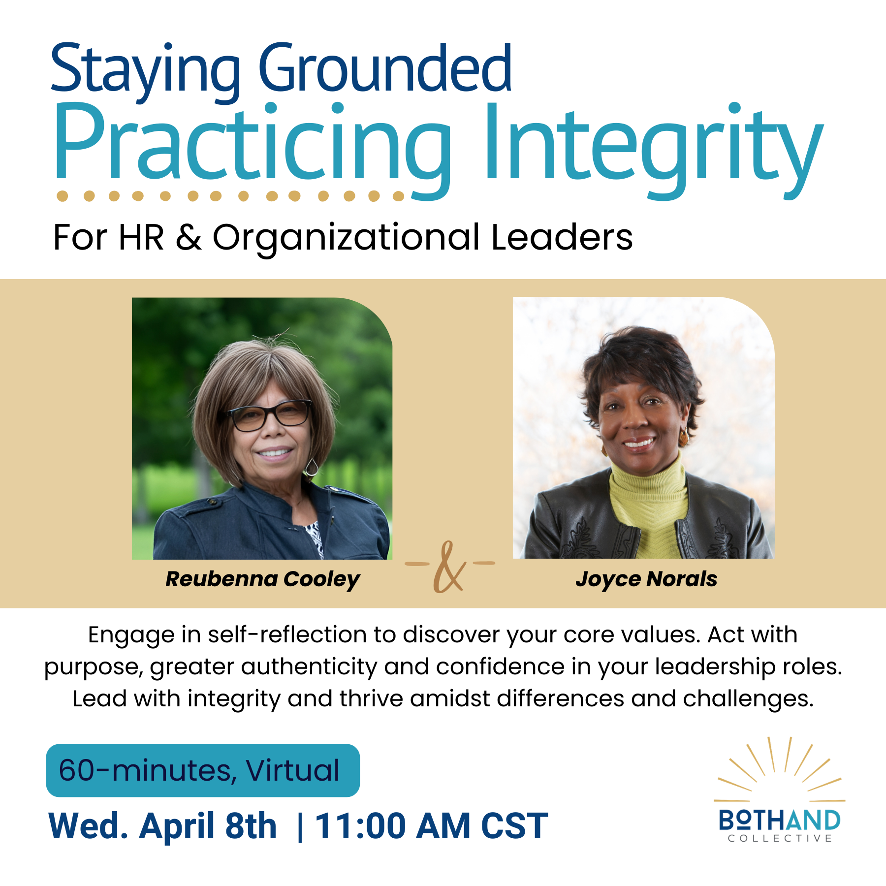 Staying Grounded, Practicing Integrity: For HR &amp; Organizational Leaders
