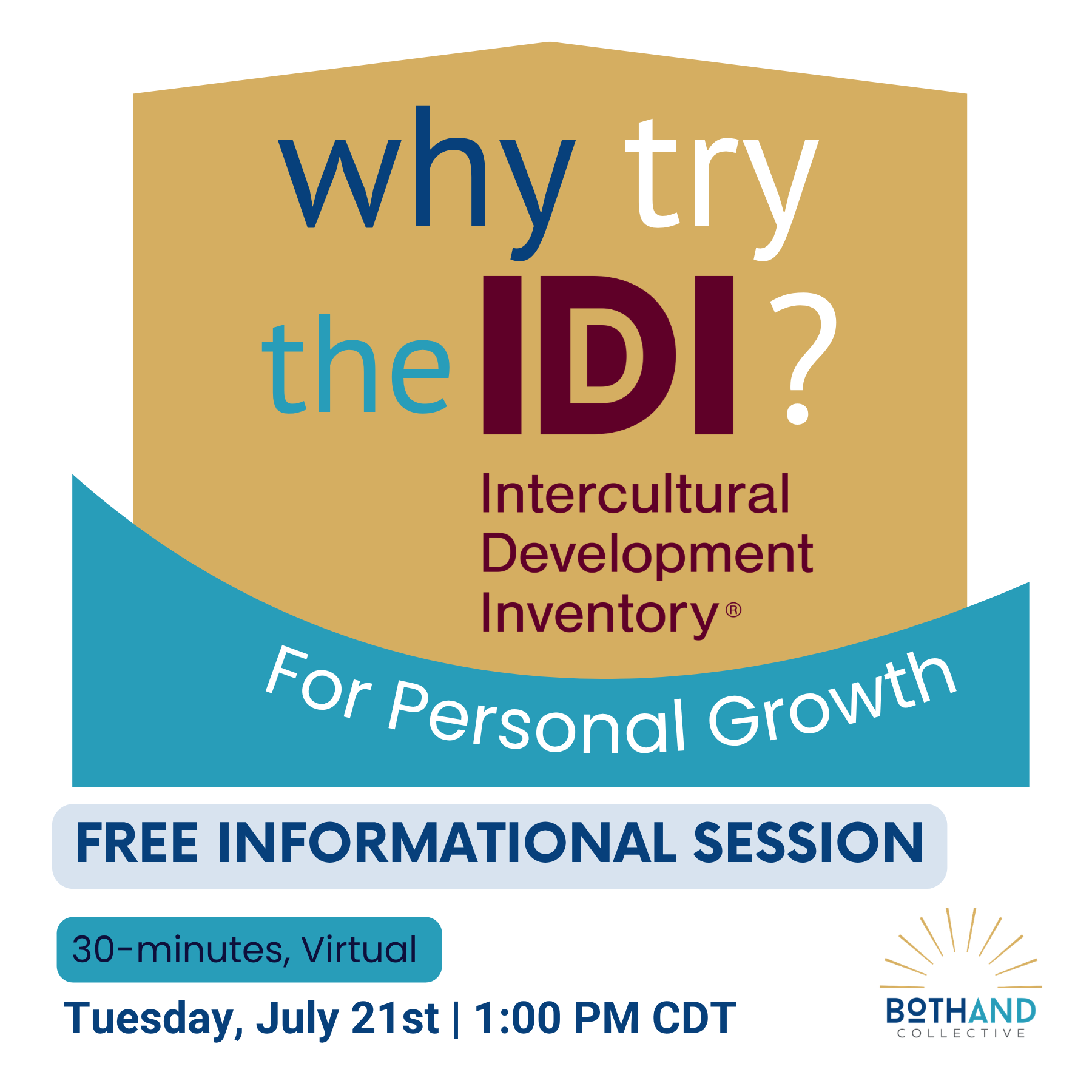 Why Try the IDI? For Personal Growth