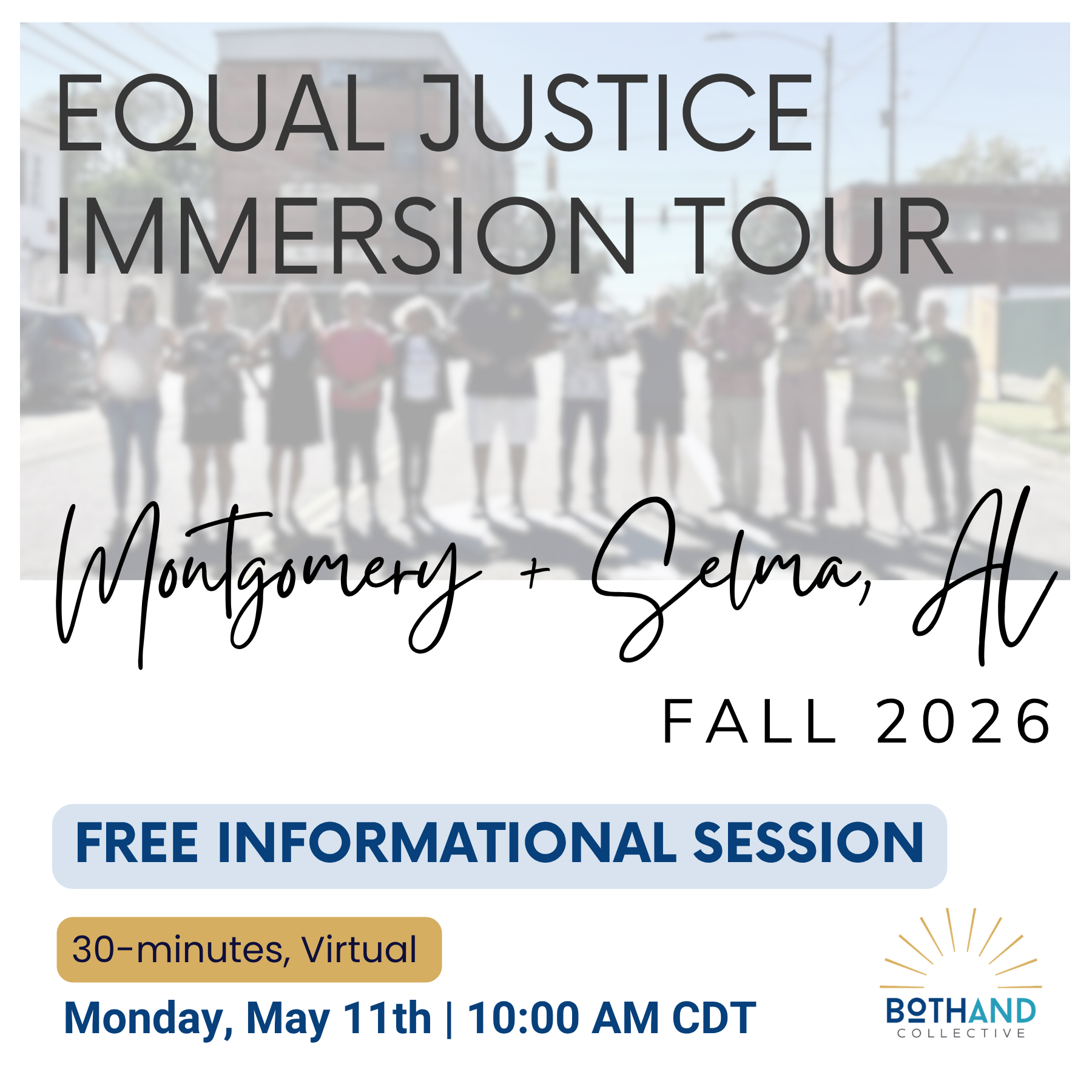 Equal Justice Immersion Tour | FREE Information Session