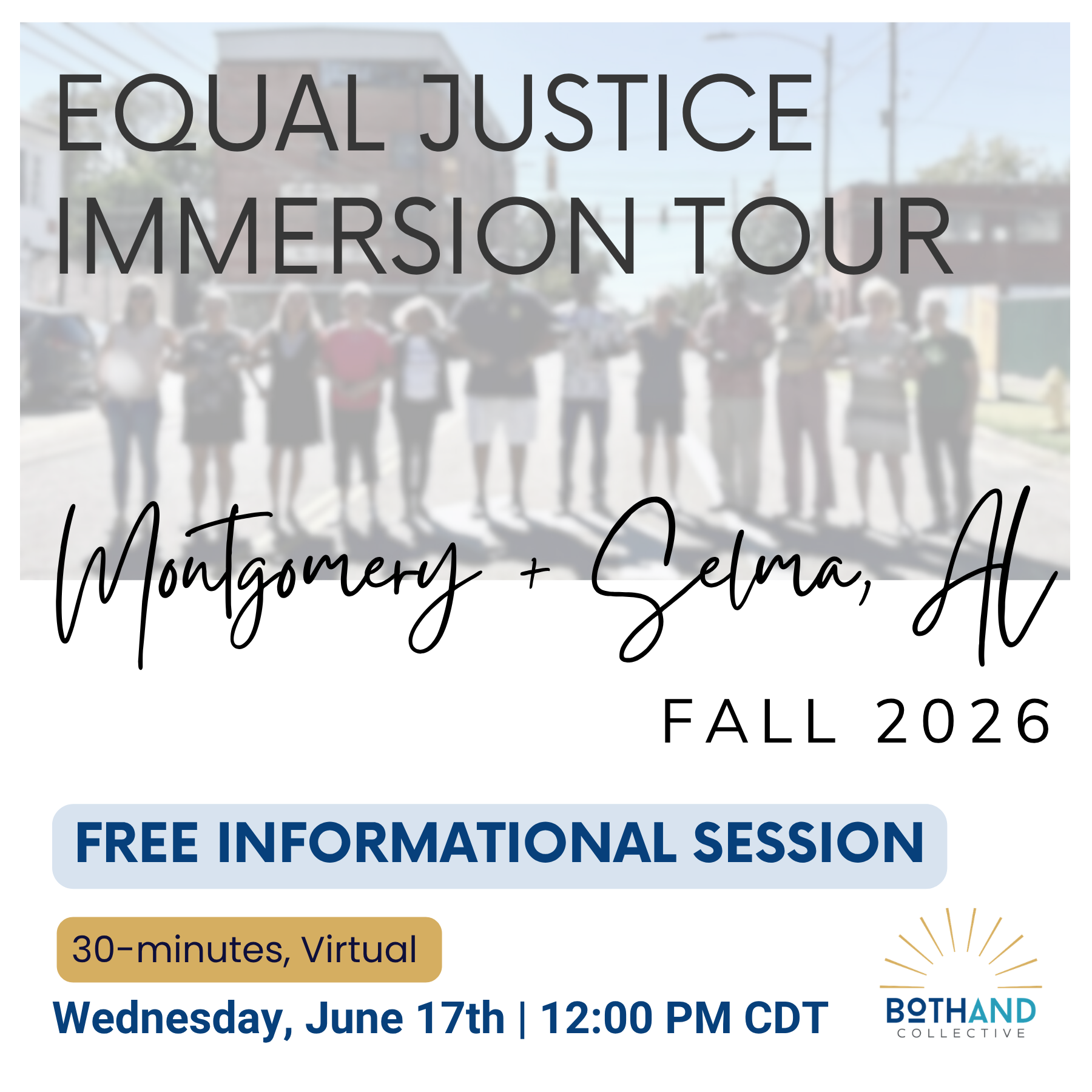 Equal Justice Immersion Tour | FREE Information Session