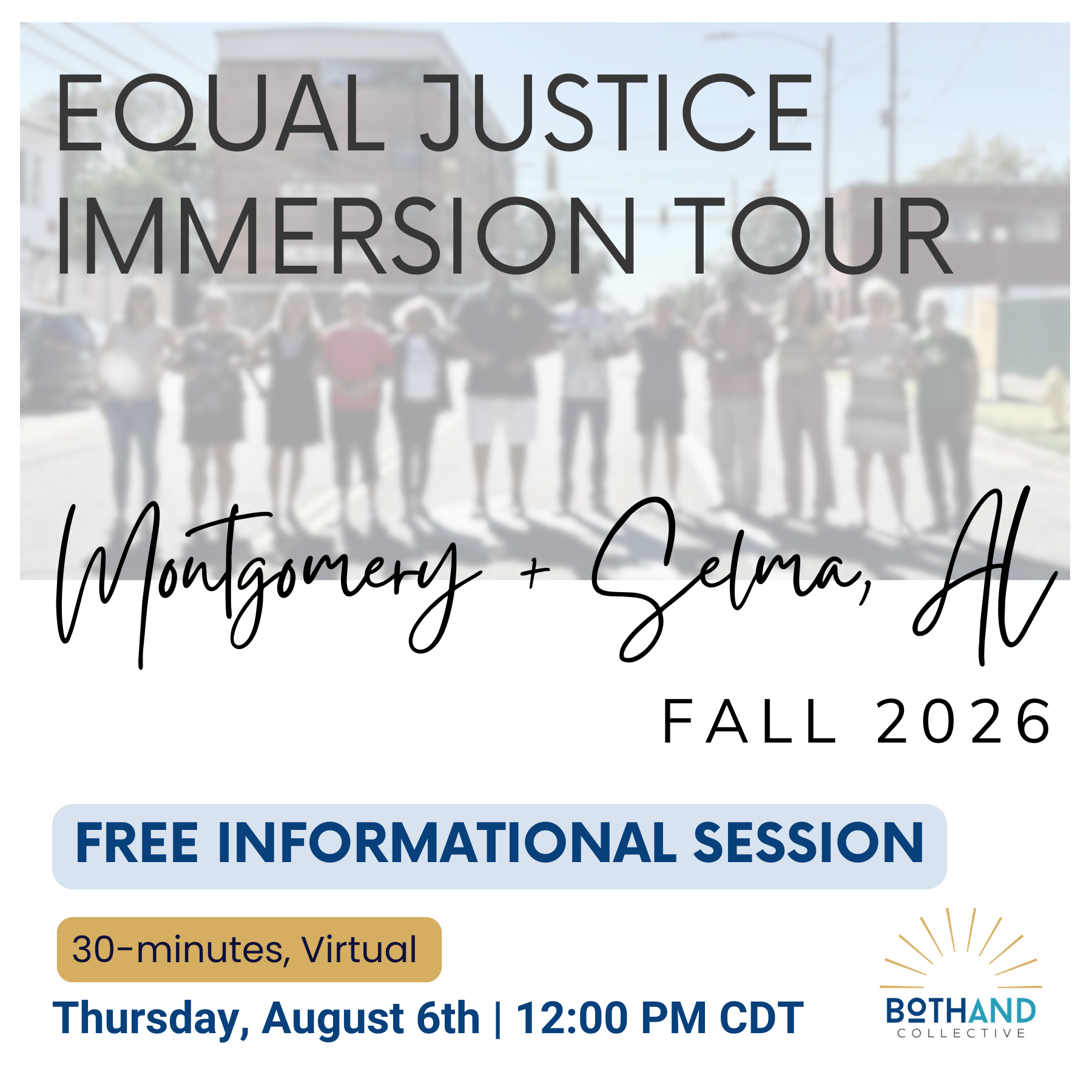 Equal Justice Immersion Tour | FREE Information Session
