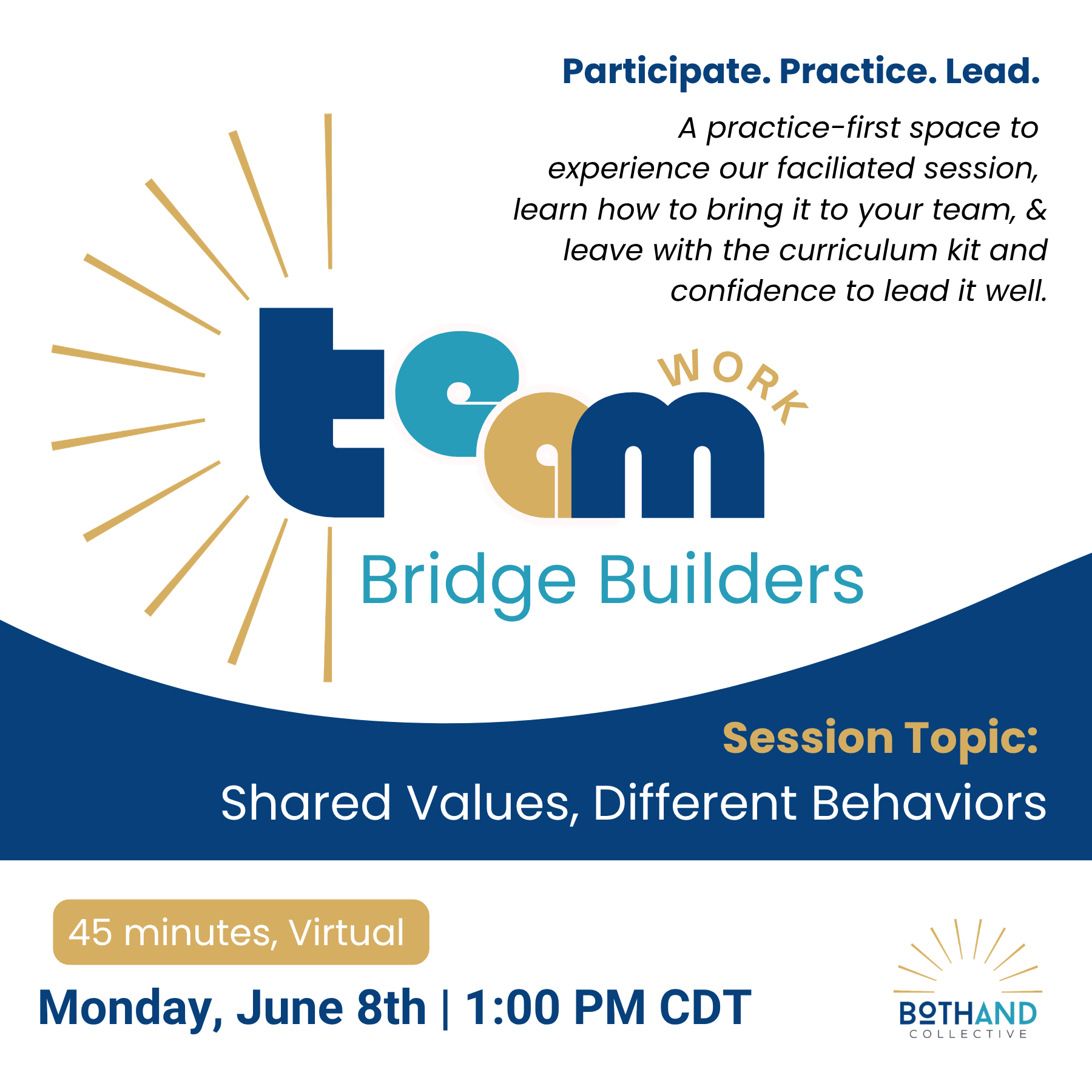 TeamWork BridgeBuilder Lab: Shared Values, Different Behaviors 