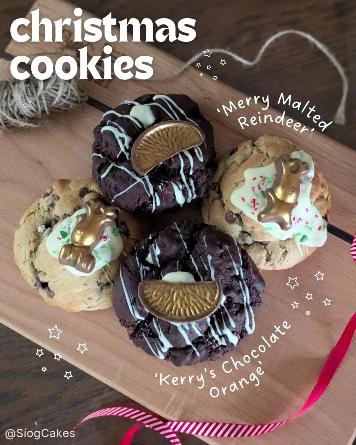 Christmas Cookies have landed in @goodboycoffee_ 🍪🎄

Grab a festive treat and hot drink before the Toy Show or warm yourself up waiting for the Christmas Parade ✨

Flavours:
🍪🍊 Kerry's Chocolate Orange 
🍪🍫 Merry Malted Reindeer 
(for legal purp