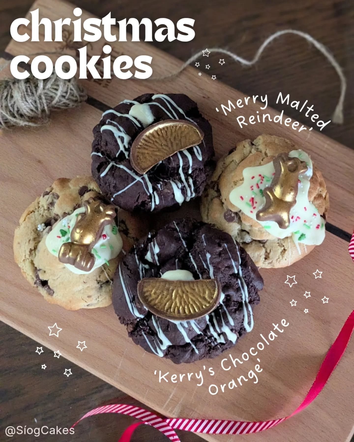 Christmas Cookies have landed in @goodboycoffee_ 🍪🎄

Grab a festive treat and hot drink before the Toy Show or warm yourself up waiting for the Christmas Parade ✨

Flavours:
🍪🍊 Kerry's Chocolate Orange 
🍪🍫 Merry Malted Reindeer 
(for legal purp