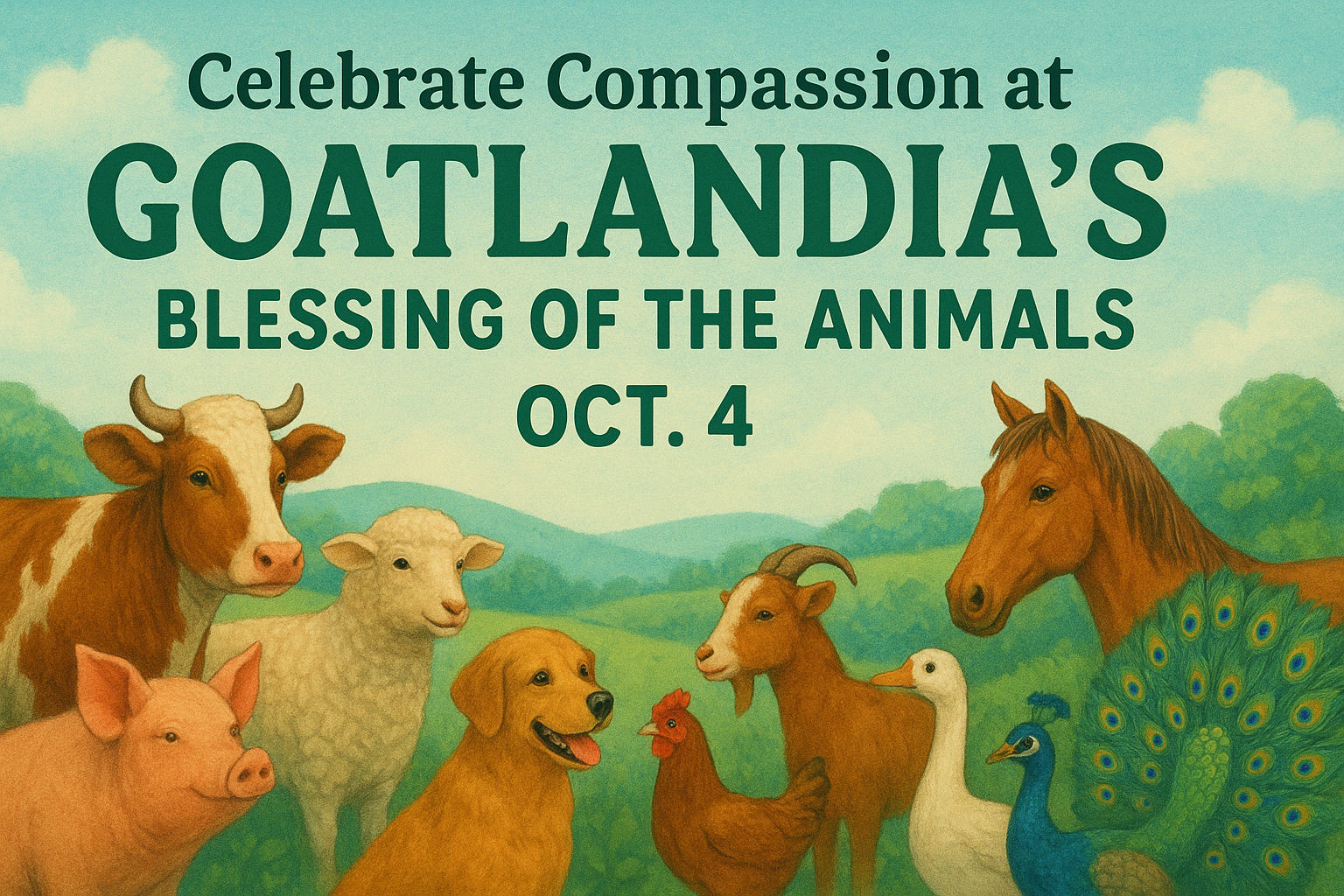 Celebrate Compassion: Blessing of the Animals at Goatlandia