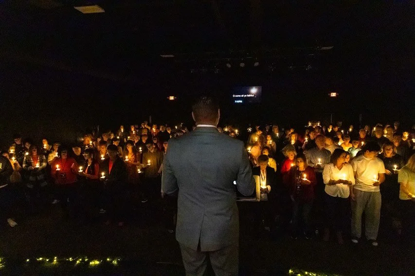A beautiful candlelight service tonight! 🕯️

So meaningful to celebrate Emmanuel, God with us. 🙌🏻 

Merry Christmas Eve! ❤️