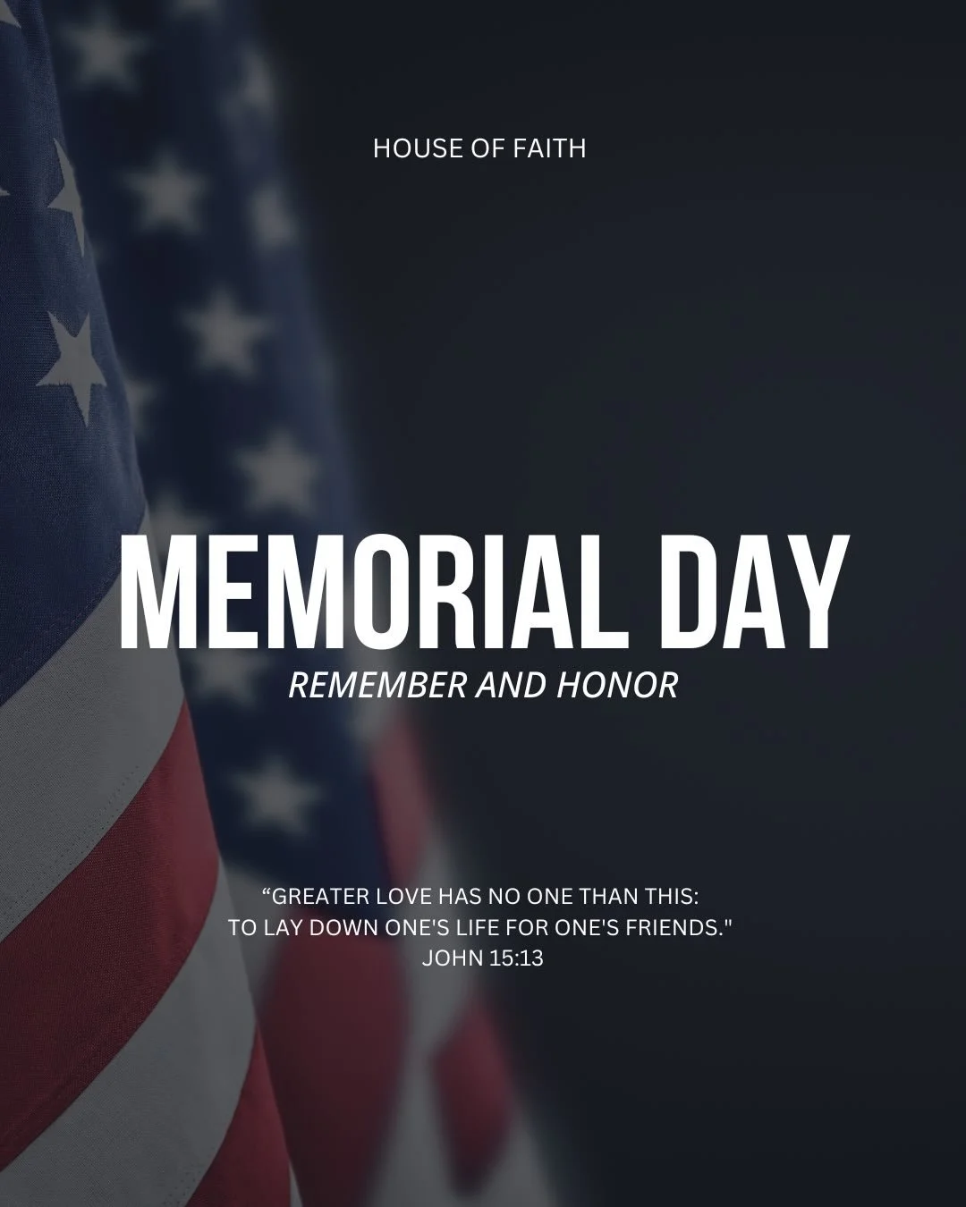 We remember and honor the brave men and women who sacrificed their lives to protect our freedom and serve this nation. Thank you! 🇺🇸