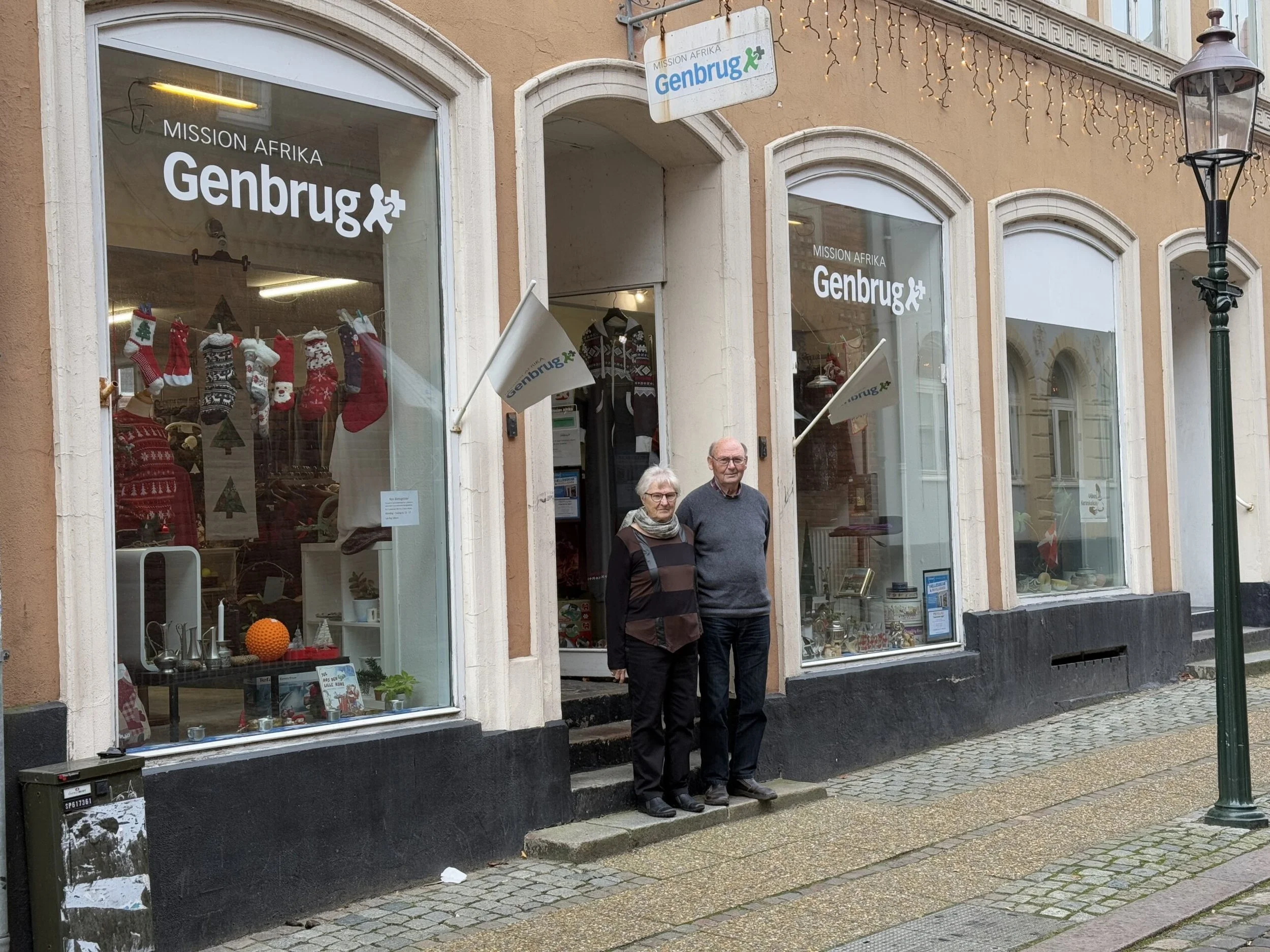 På en brostensgade i Viborg