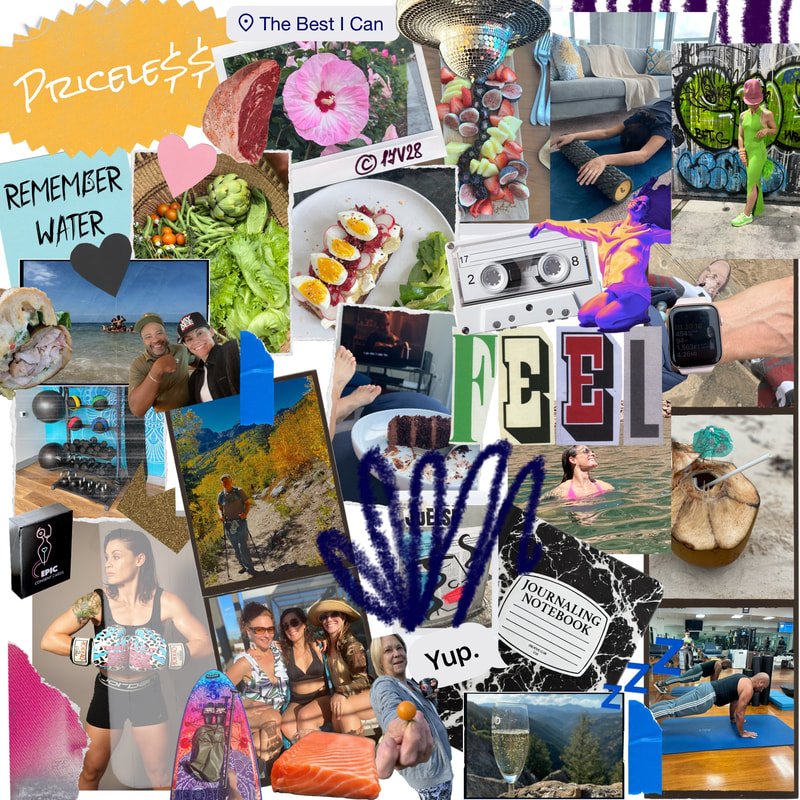 Whole Person Fitness; A collage