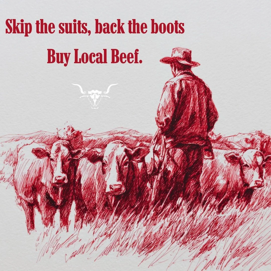 The Buy Local Beef tee is moving fast.

If you&rsquo;ve had your eye on it, now&rsquo;s the time to saddle up. 
🔥 Shop now &mdash; link in bio.