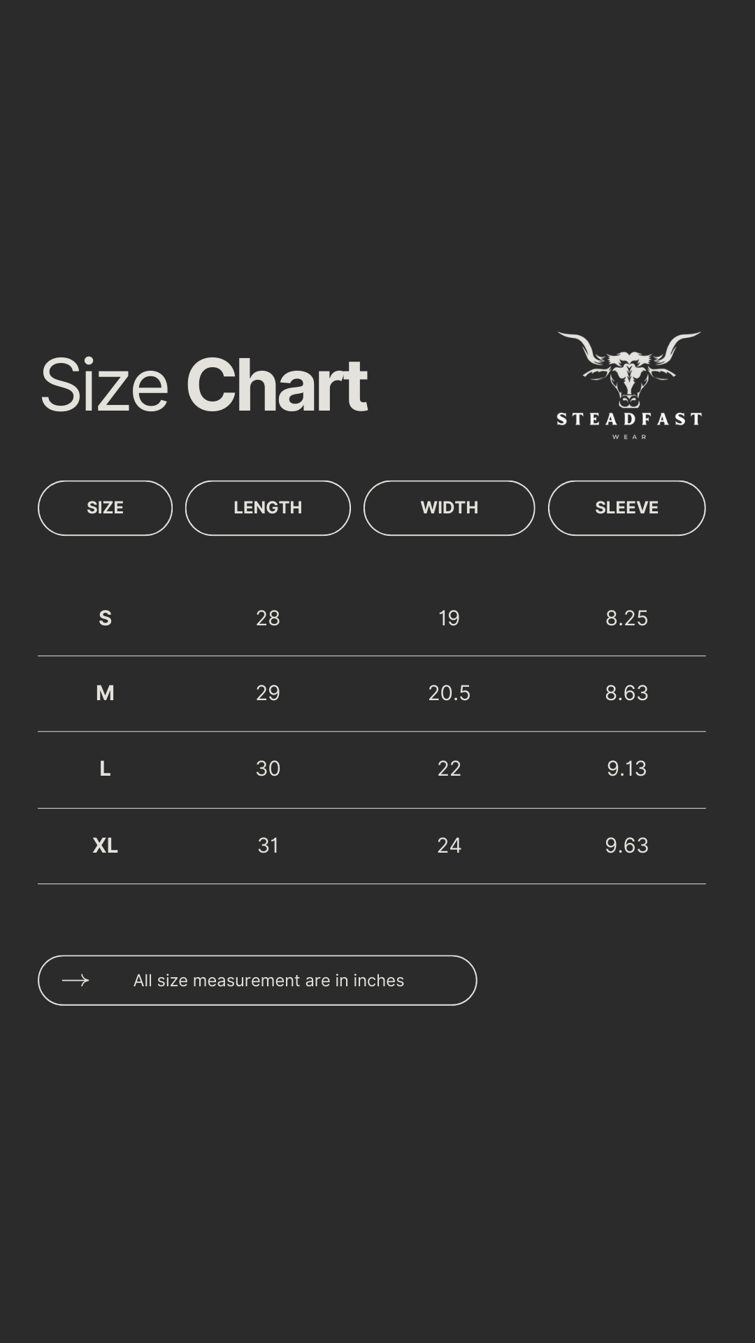 Black and Ivory Minimalist Size Chart Instagram Post (2).png