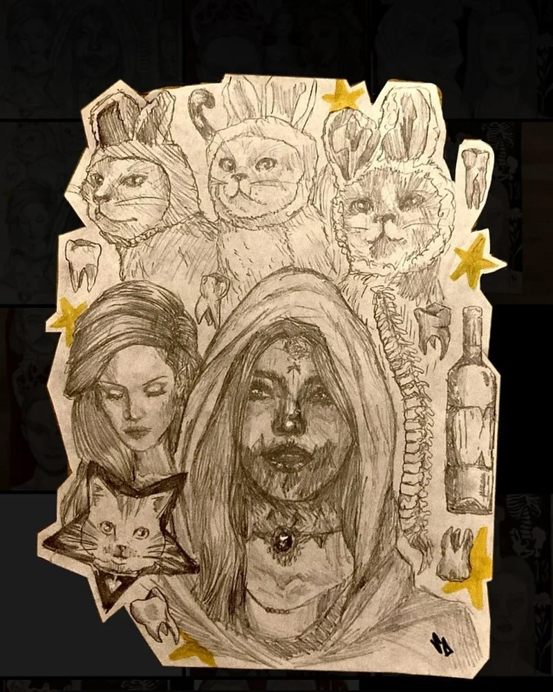 resident evil and kitty