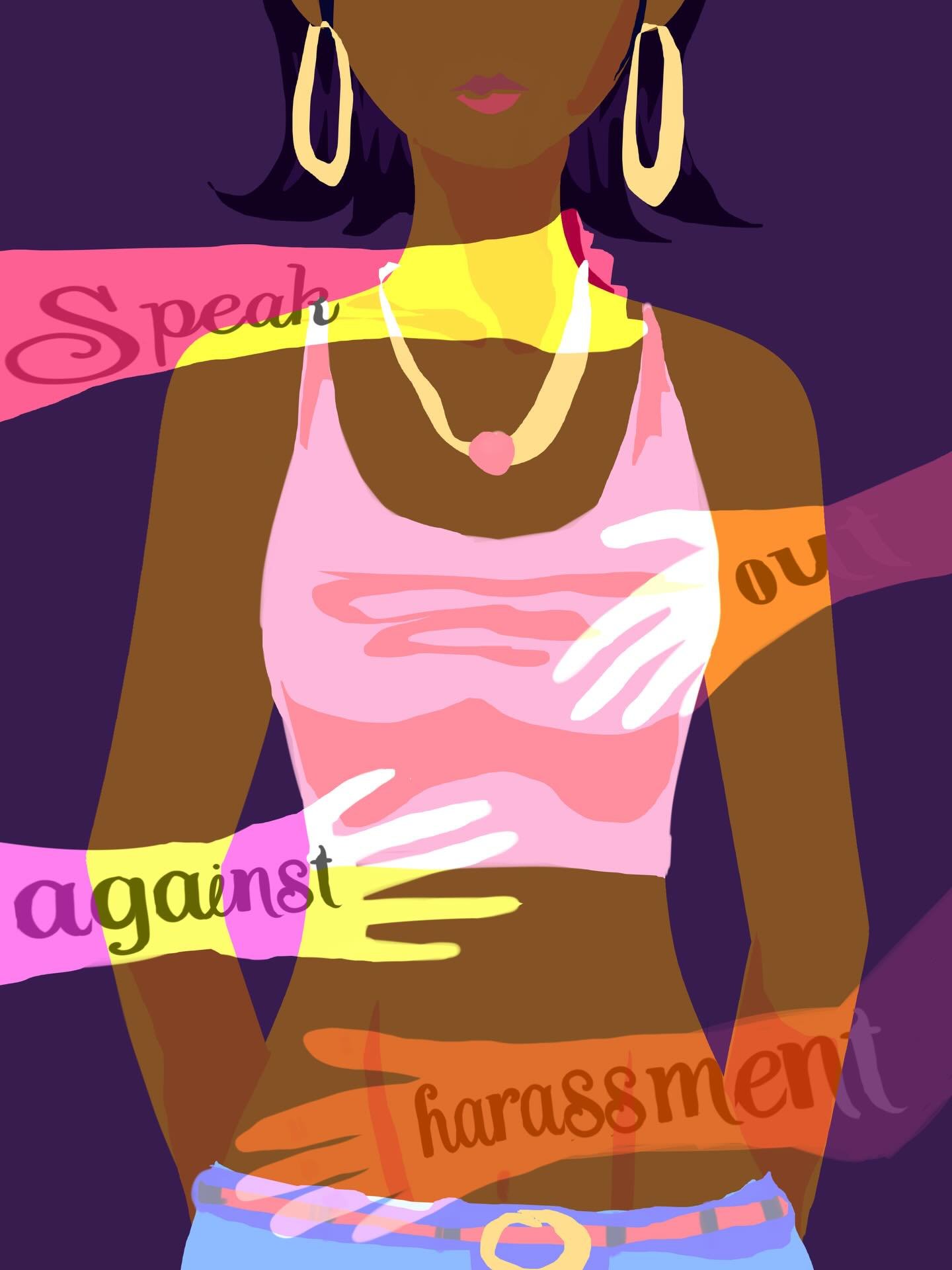 speak out against sexual harassment!!

#sketchbookdump #fuckai #illustration 
#sketch #art