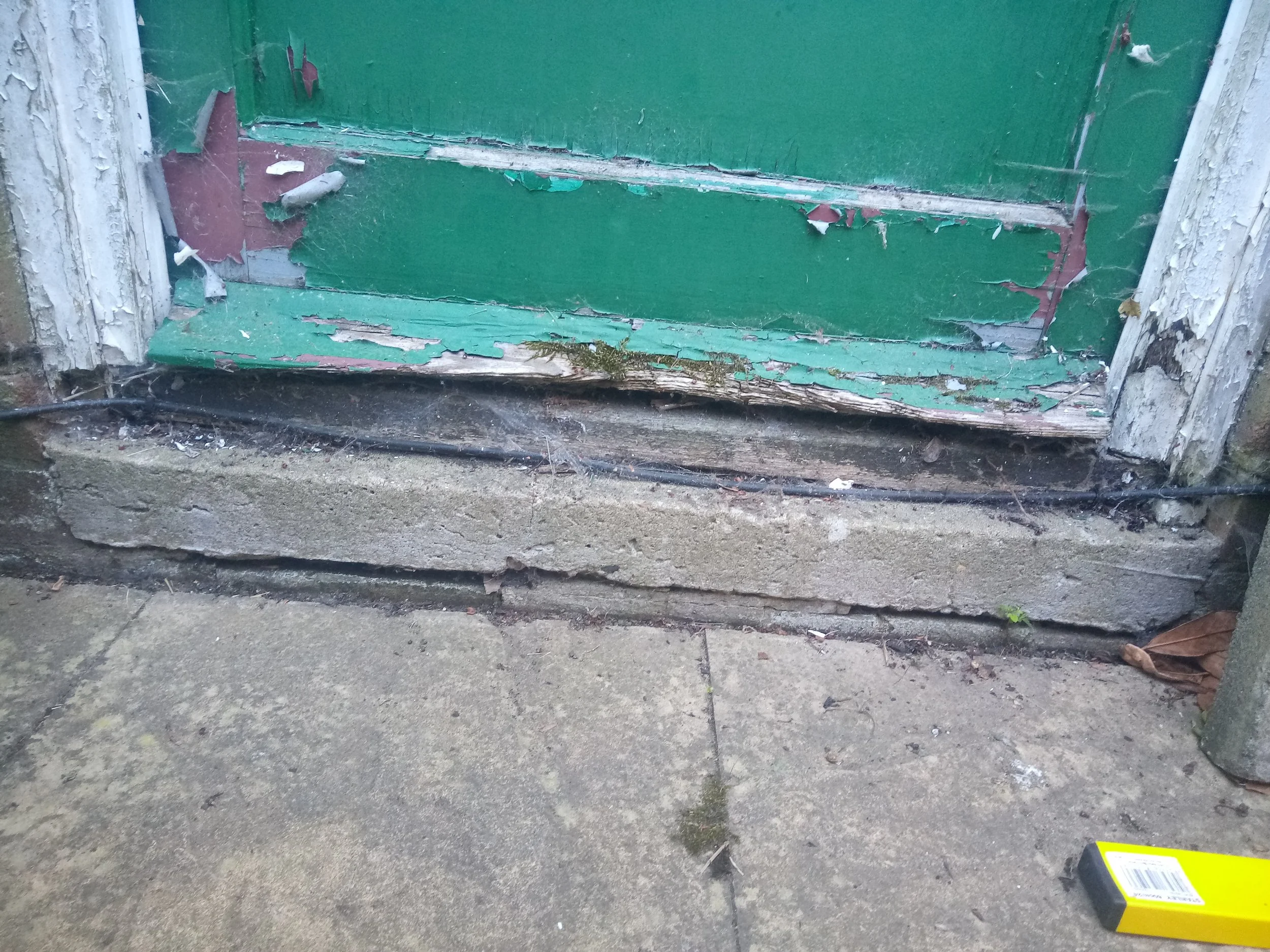 Replacement external door and frame